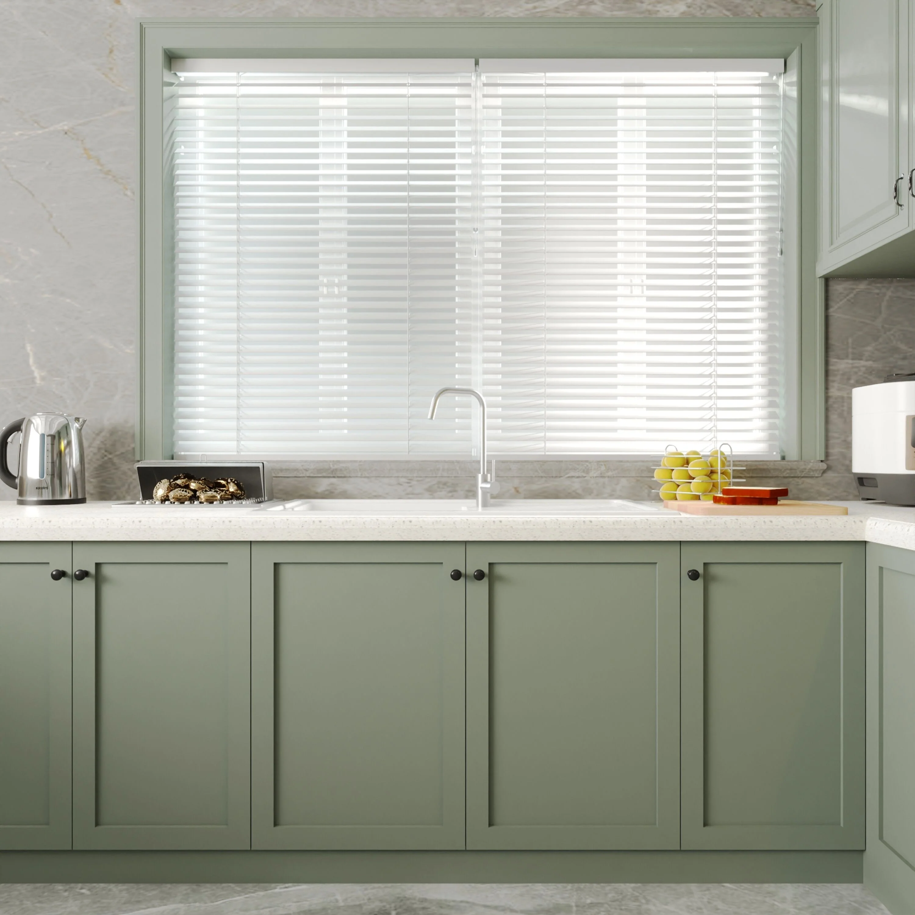 Traditional Fireclay Single Bowl Inset Kitchen Sink with Waste, 101cm - Choice of Waste Finish - Image 5