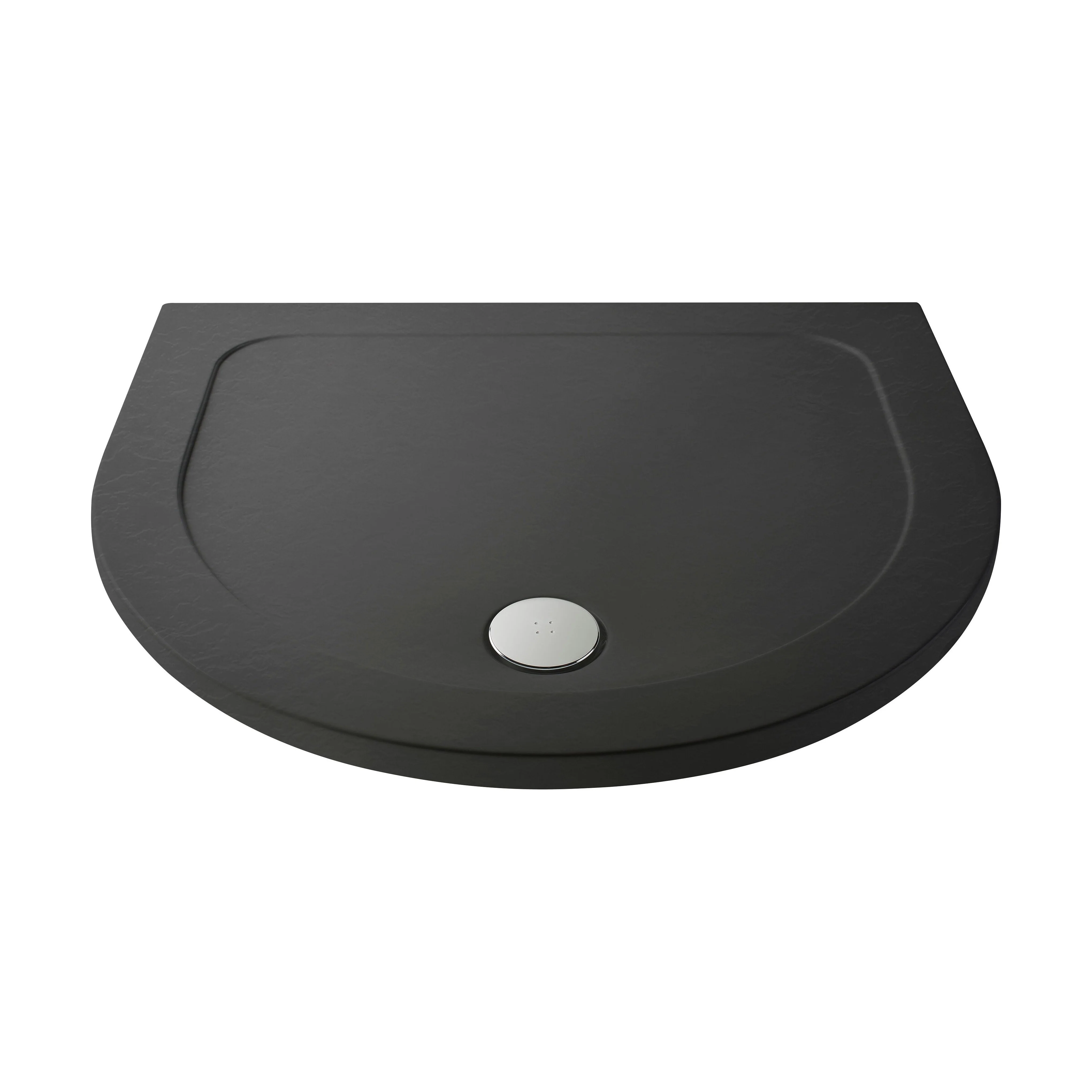 Balterley Shower Tray D Shape, 1050mm - Available in White and Slate Grey - Image 8