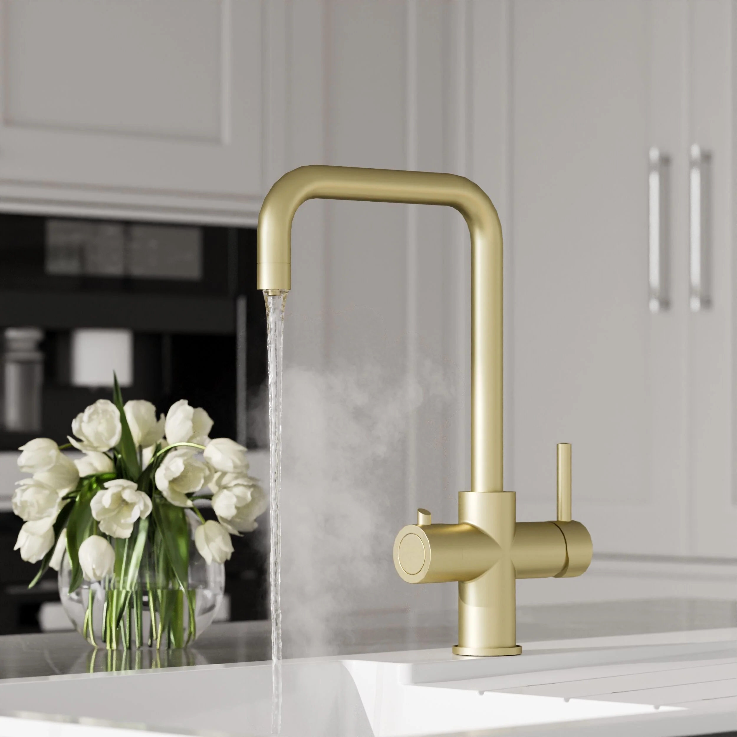 Fulford 3 in 1 Boiling Water Tap Kit, Instant Hot Water Tap with Dual Lever Handles, Tank and Filter - Choice of Colour - Image 9