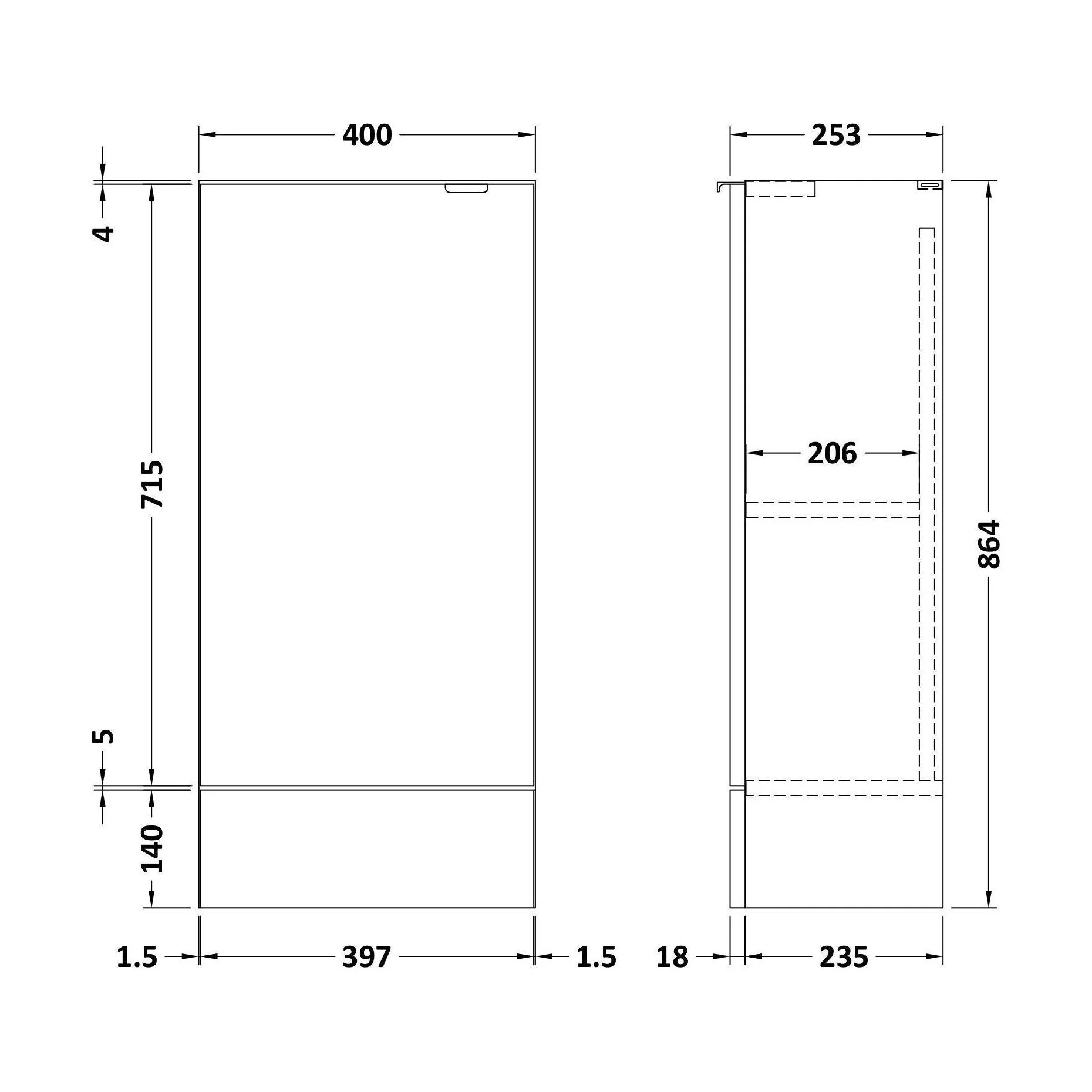 400 Base Unit (255mm Deep) - Image 2