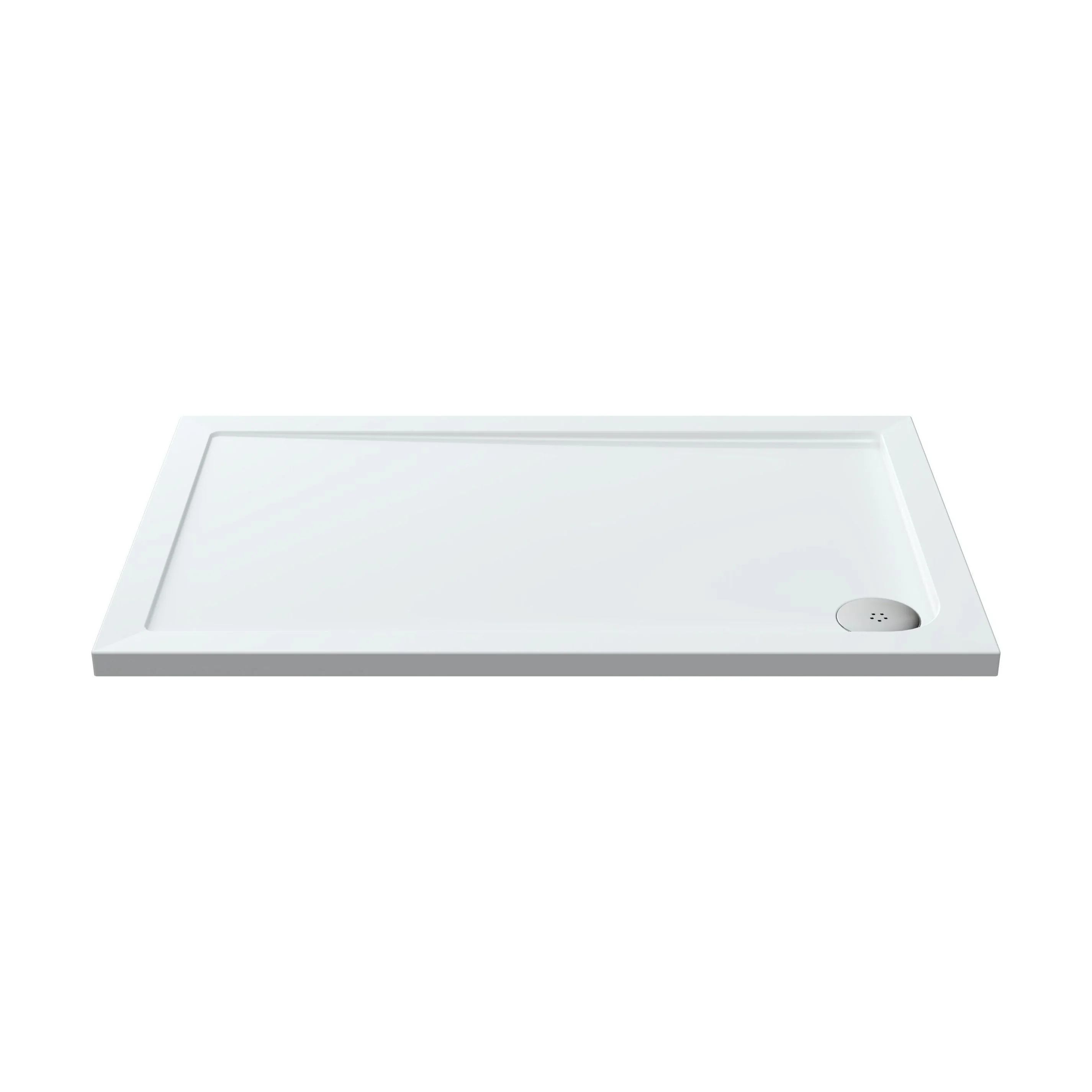 Balterley Shower Tray Modern Rectangular 40mm Profile Slimline, White or Grey - Multiple Sizes Available - Image 87