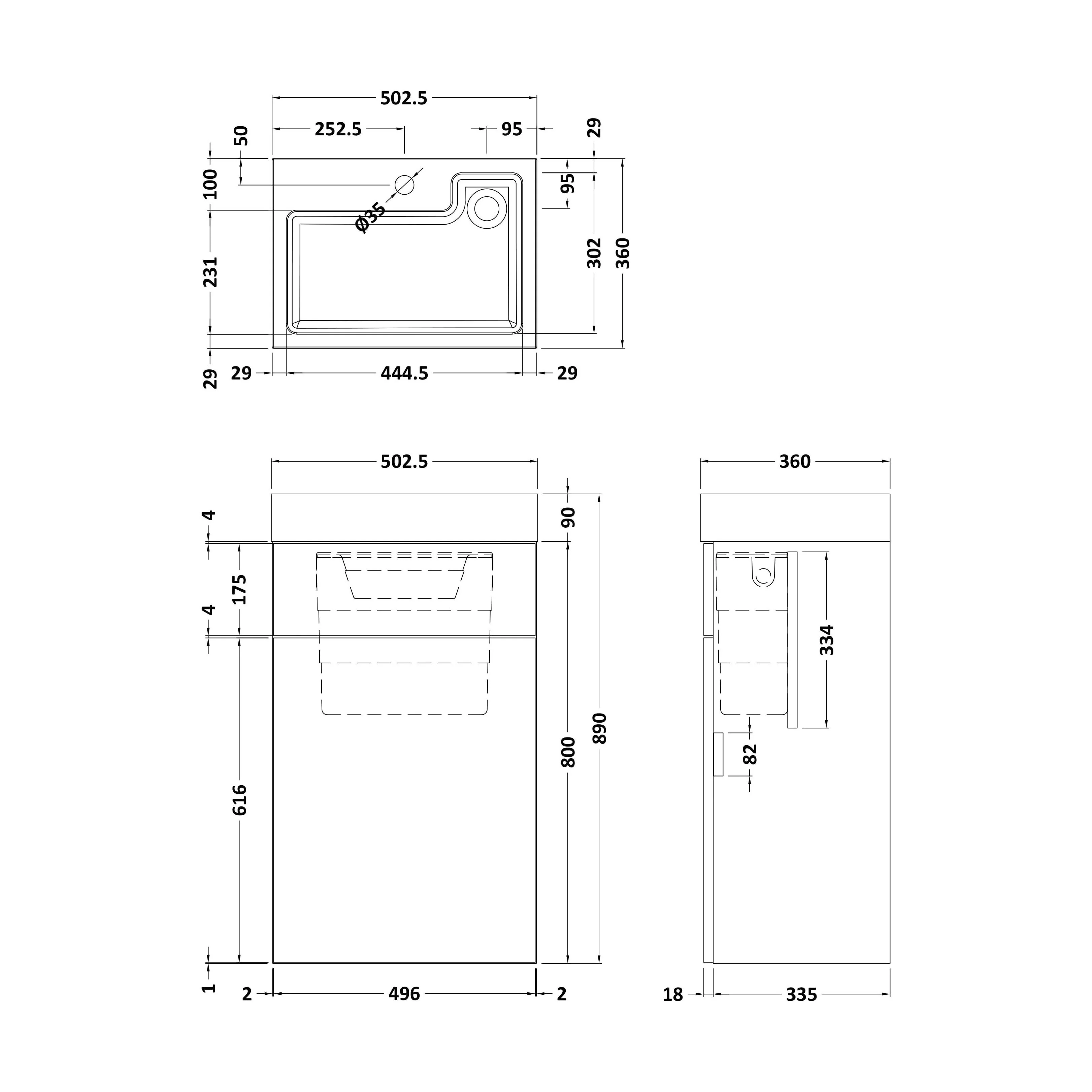 500x330 2in1 Combi Unit-Inc Basin & Cist - Image 2