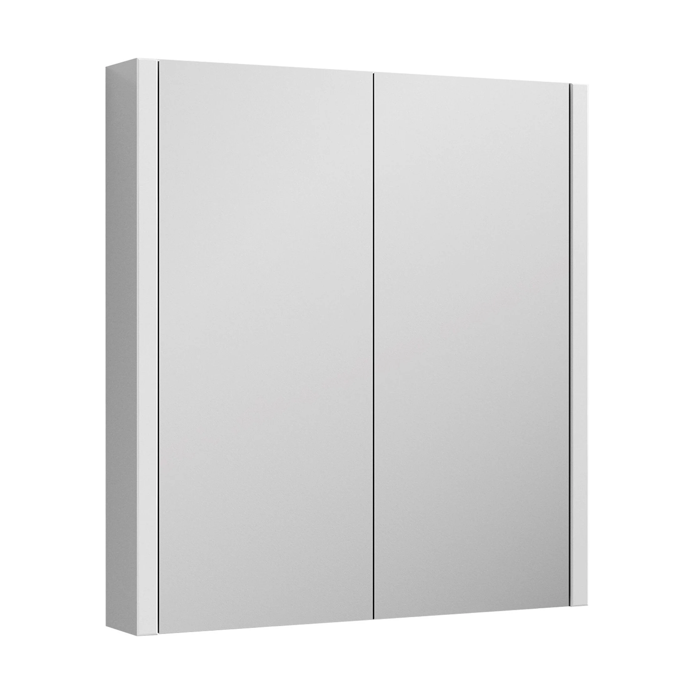 600mm Mirror Cabinet GLWHITE