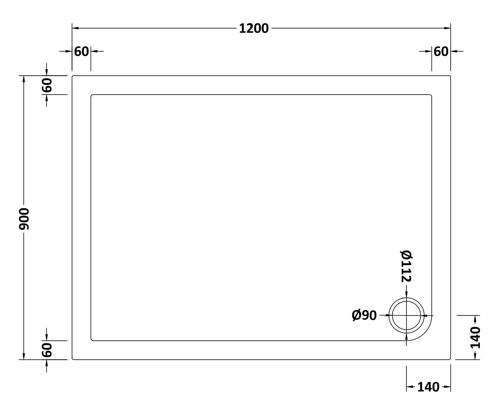 Contemporary 8mm Glass Walk In Wetroom Screen and Hinged Return Screen and Shower Tray - Choice of Size and Finish - Image 101