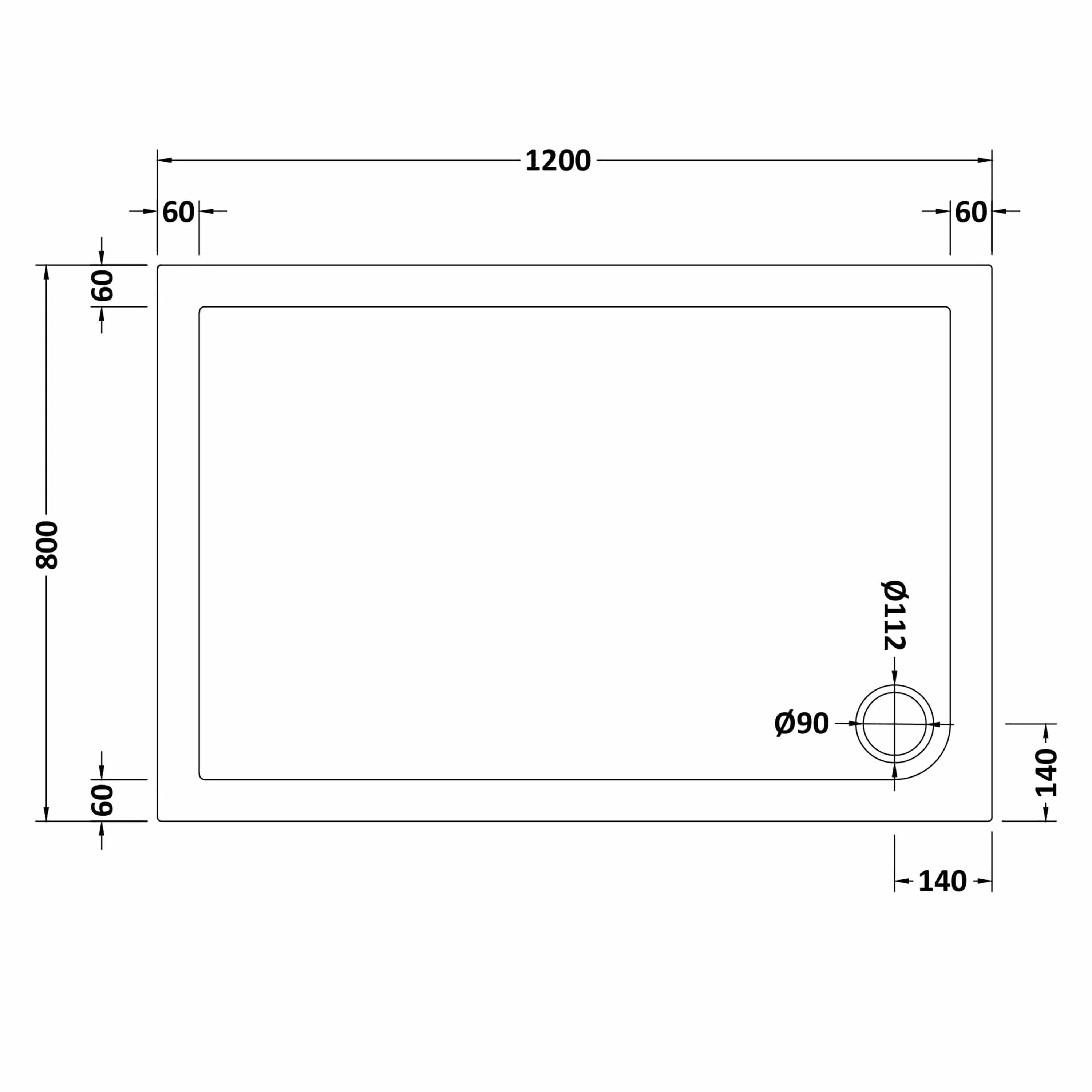 Contemporary 8mm Glass Walk In Wetroom Screen and Hinged Return Screen and Shower Tray - Choice of Size and Finish - Image 95