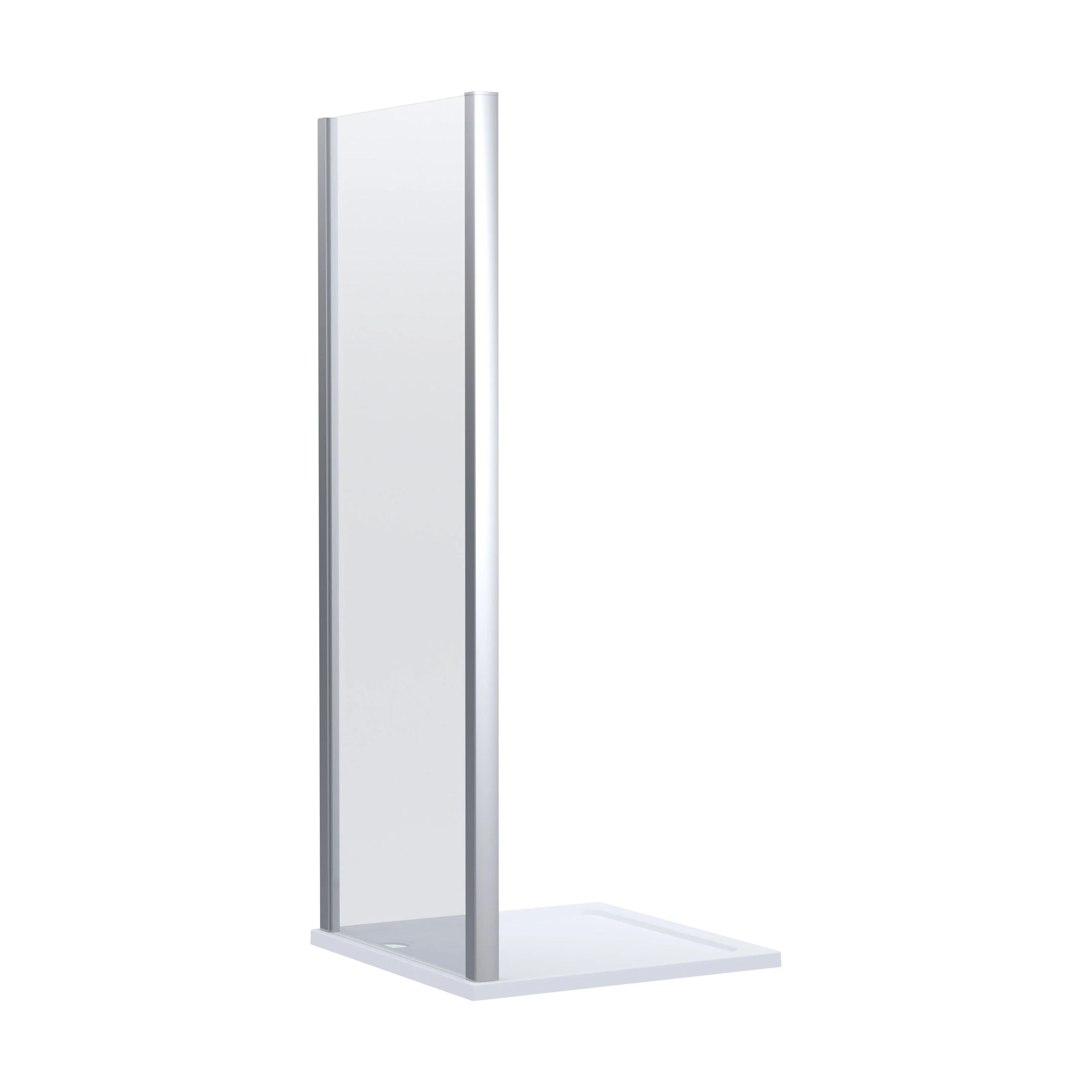 Ellenhall 8mm Toughened Safety Glass Shower Side Panel, 1900mm Height - Choice of Size and Finish - Image 10