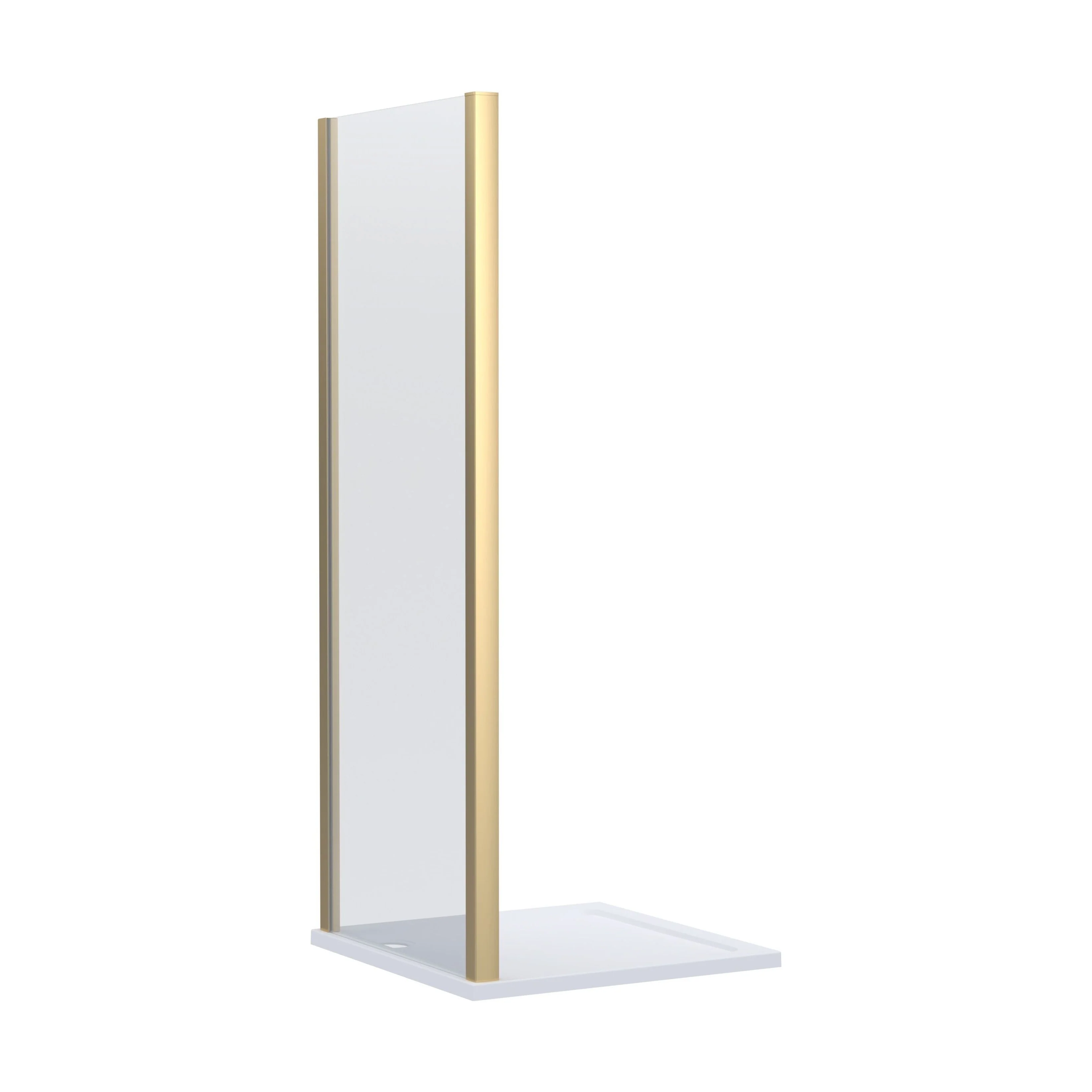 Ellenhall 8mm Toughened Safety Glass Shower Side Panel, 1900mm Height - Choice of Size and Finish - Image 11