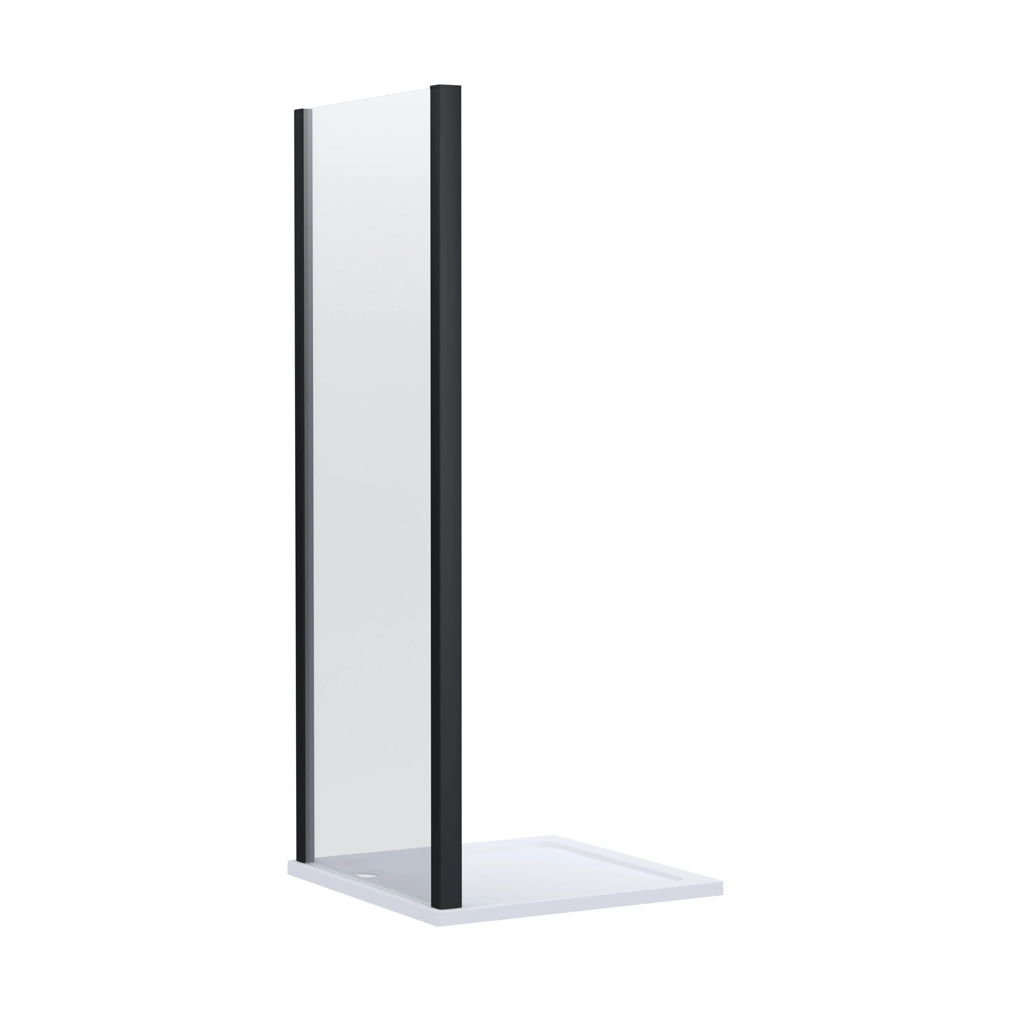 Ellenhall 8mm Toughened Safety Glass Shower Side Panel, 1900mm Height - Choice of Size and Finish - Image 15