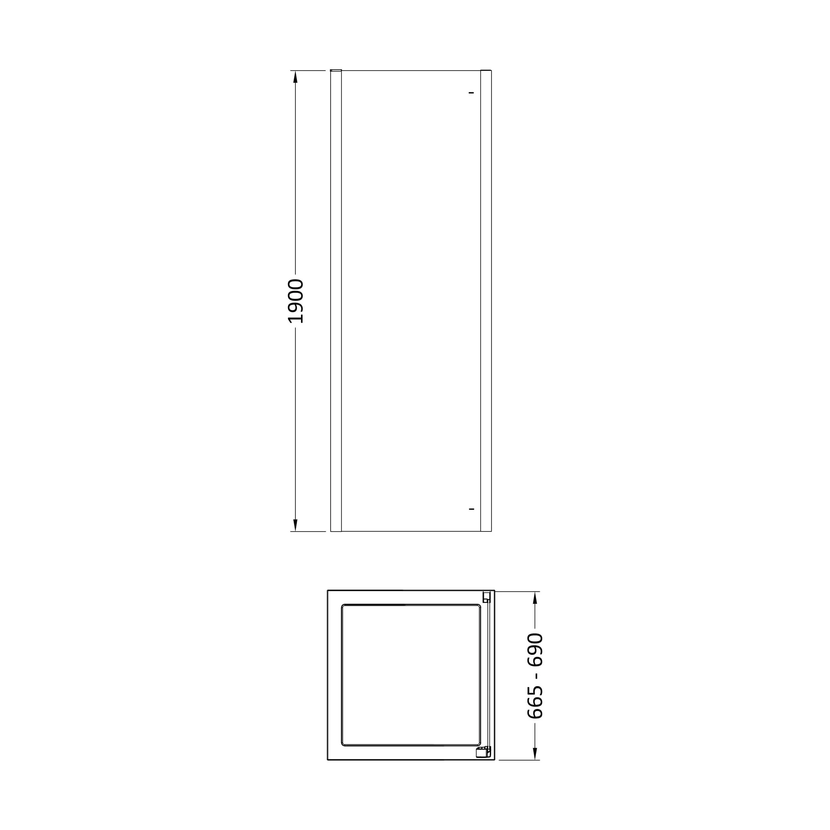 Sonic 8mm Toughened Safety Glass Shower Side Panel - Multiple Sizes Available - Image 7