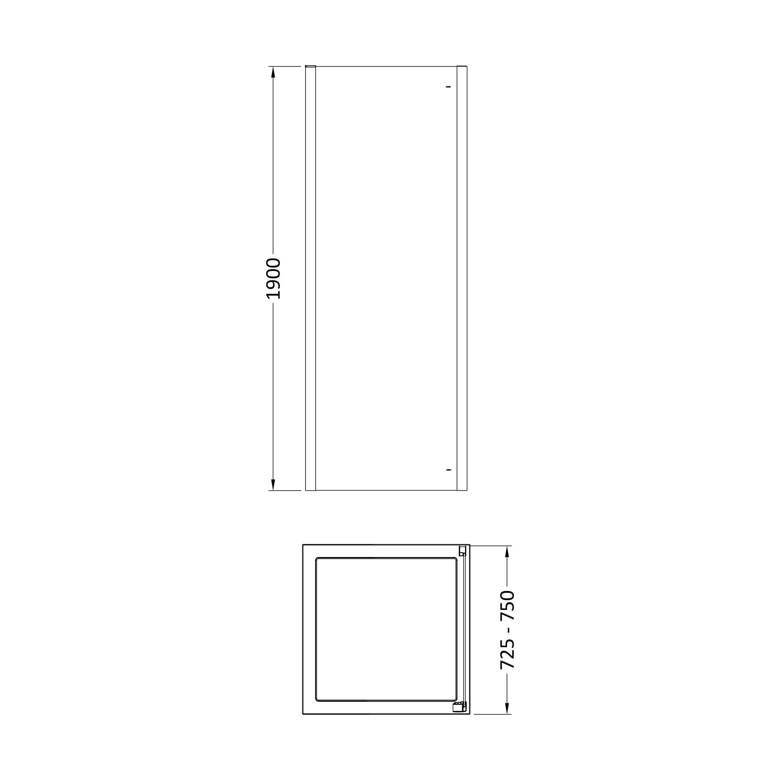Sonic 8mm Toughened Safety Glass Shower Side Panel - Multiple Sizes Available - Image 8