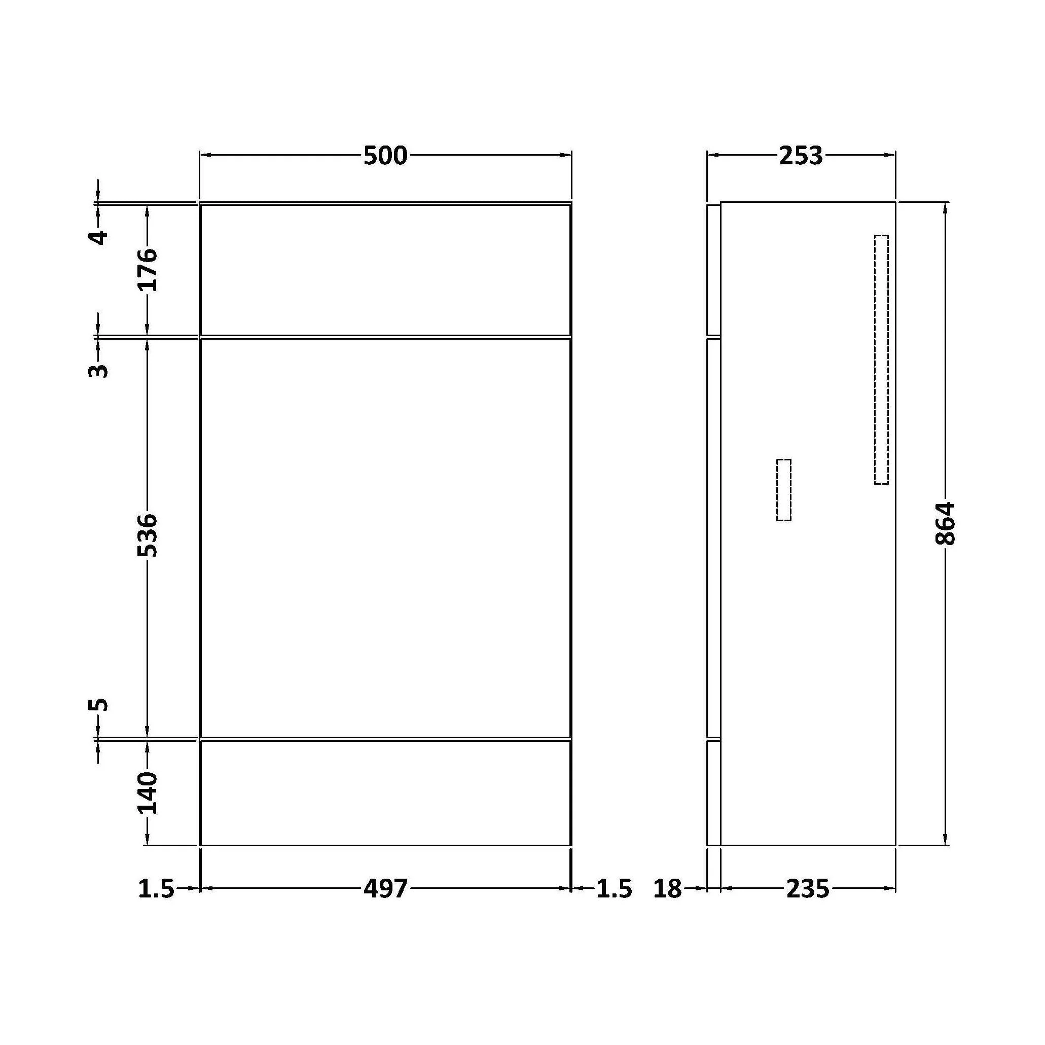 Alrewas Contemporary 2 Door Right-Hand Floor Standing Combination Unit with Basin, Anthracite Woodgrain, 1000mm - Image 2