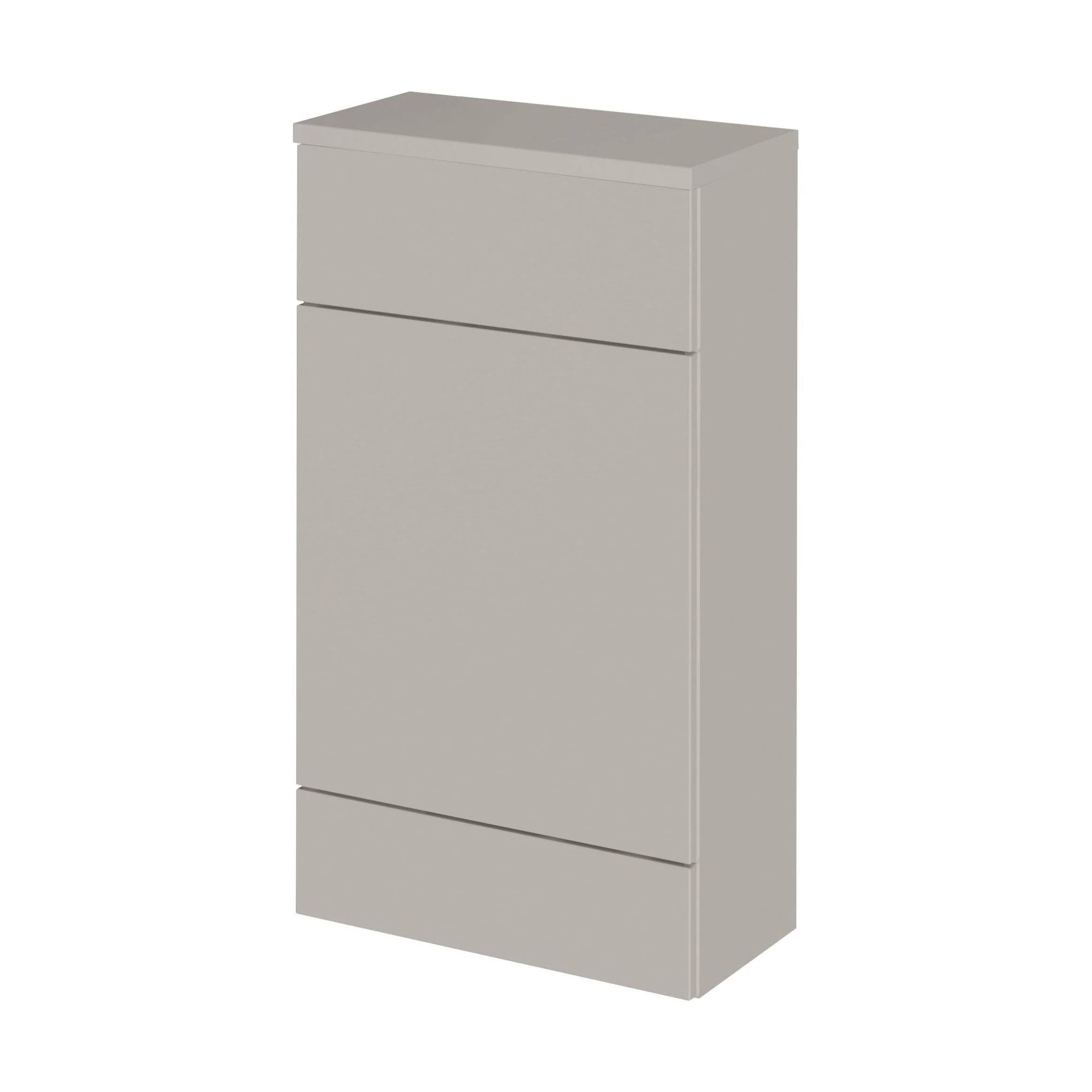 Alrewas Contemporary Floor Standing WC Unit, Pebble Grey, 500mm