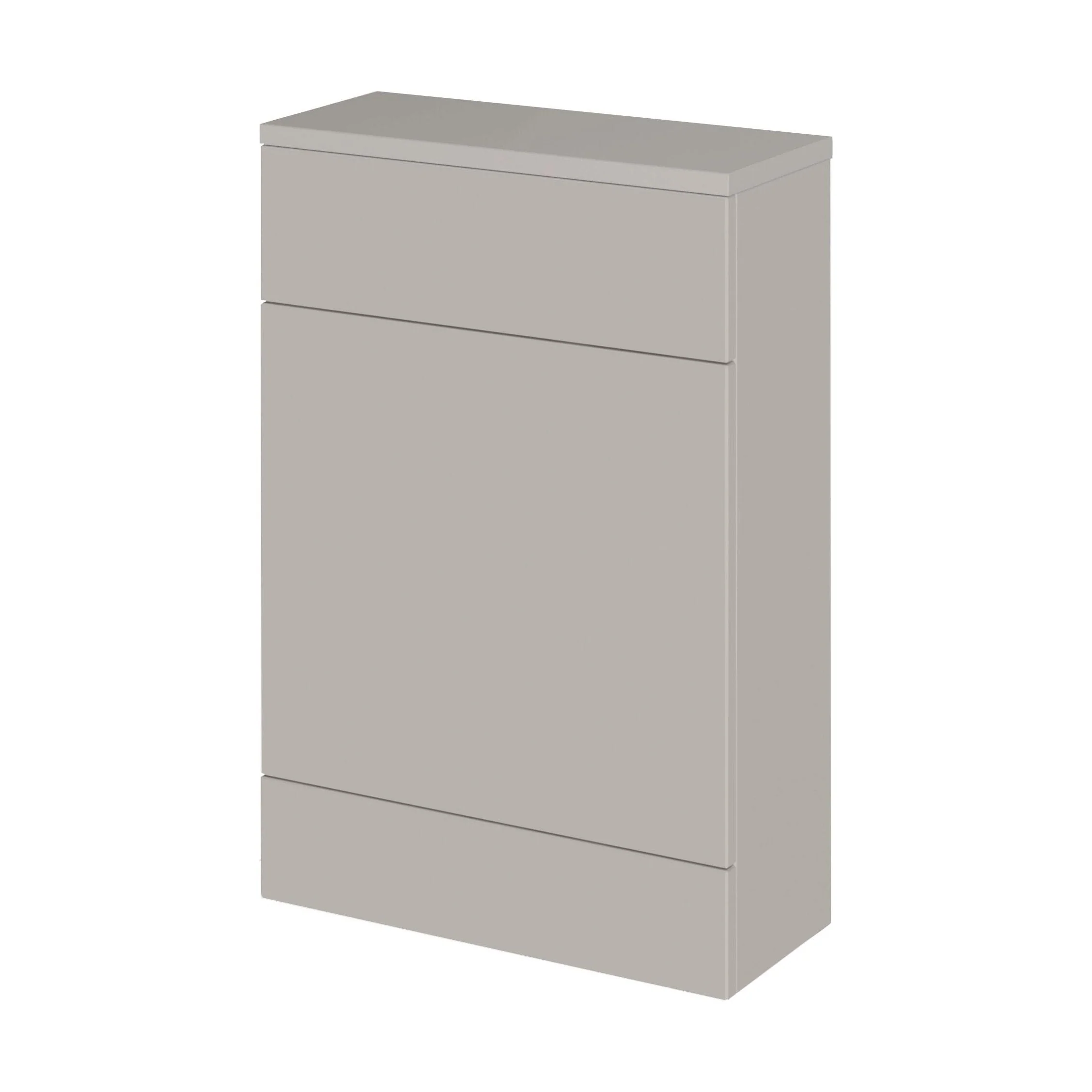 Alrewas Contemporary Floor Standing WC Unit, Pebble Grey, 600mm