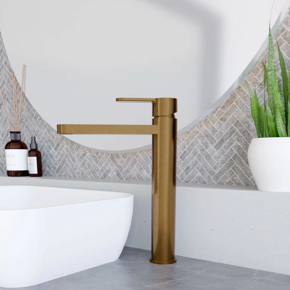 Consall Round High-Rise Mono Basin Mixer Tap, 290 x 52 x 187mm - Choice of Finish - Image 16