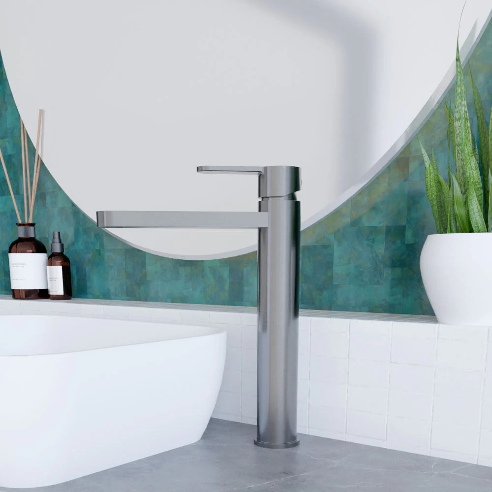 Consall Round High-Rise Mono Basin Mixer Tap, 290 x 52 x 187mm - Choice of Finish - Image 19
