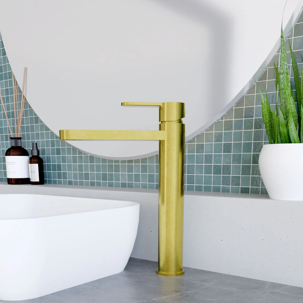 Consall Round High-Rise Mono Basin Mixer Tap, 290 x 52 x 187mm - Choice of Finish - Image 20