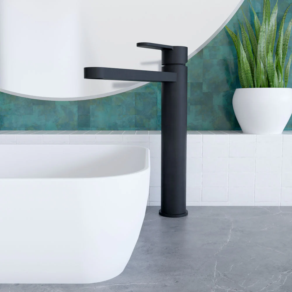 Consall Round High-Rise Mono Basin Mixer Tap, 290 x 52 x 187mm - Choice of Finish - Image 8