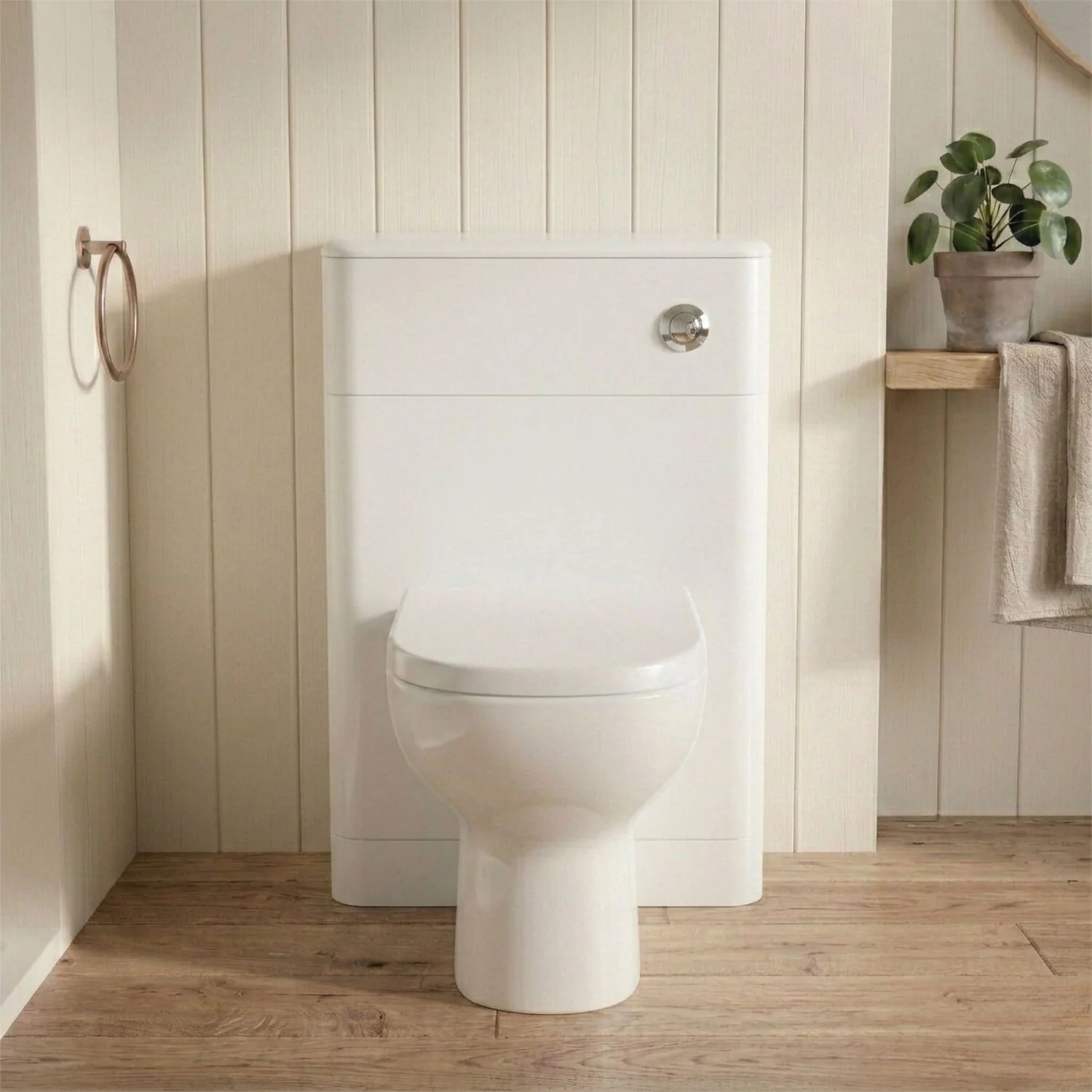 Croxden Floor Standing WC Toilet Unit - 800 x 550 x 200mm - Choice of Colour