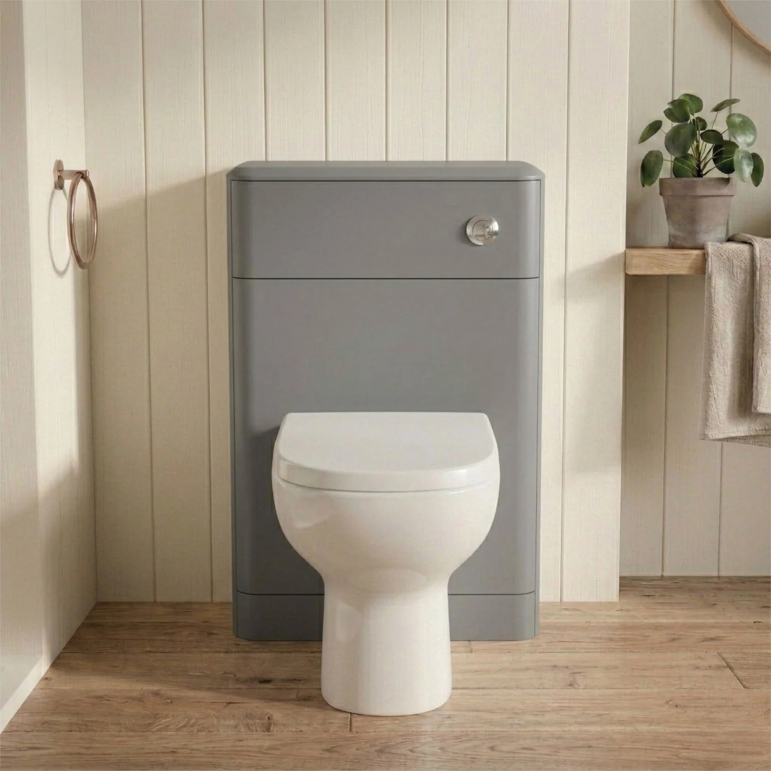 Croxden Floor Standing WC Toilet Unit - 800 x 550 x 200mm - Choice of Colour - Image 2