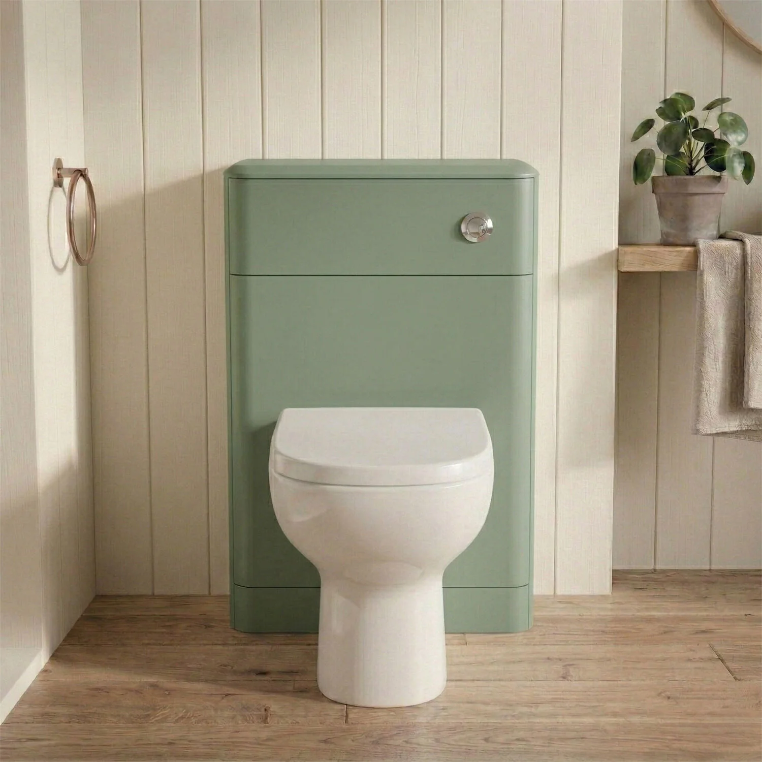 Croxden Floor Standing WC Toilet Unit - 800 x 550 x 200mm - Choice of Colour - Image 4