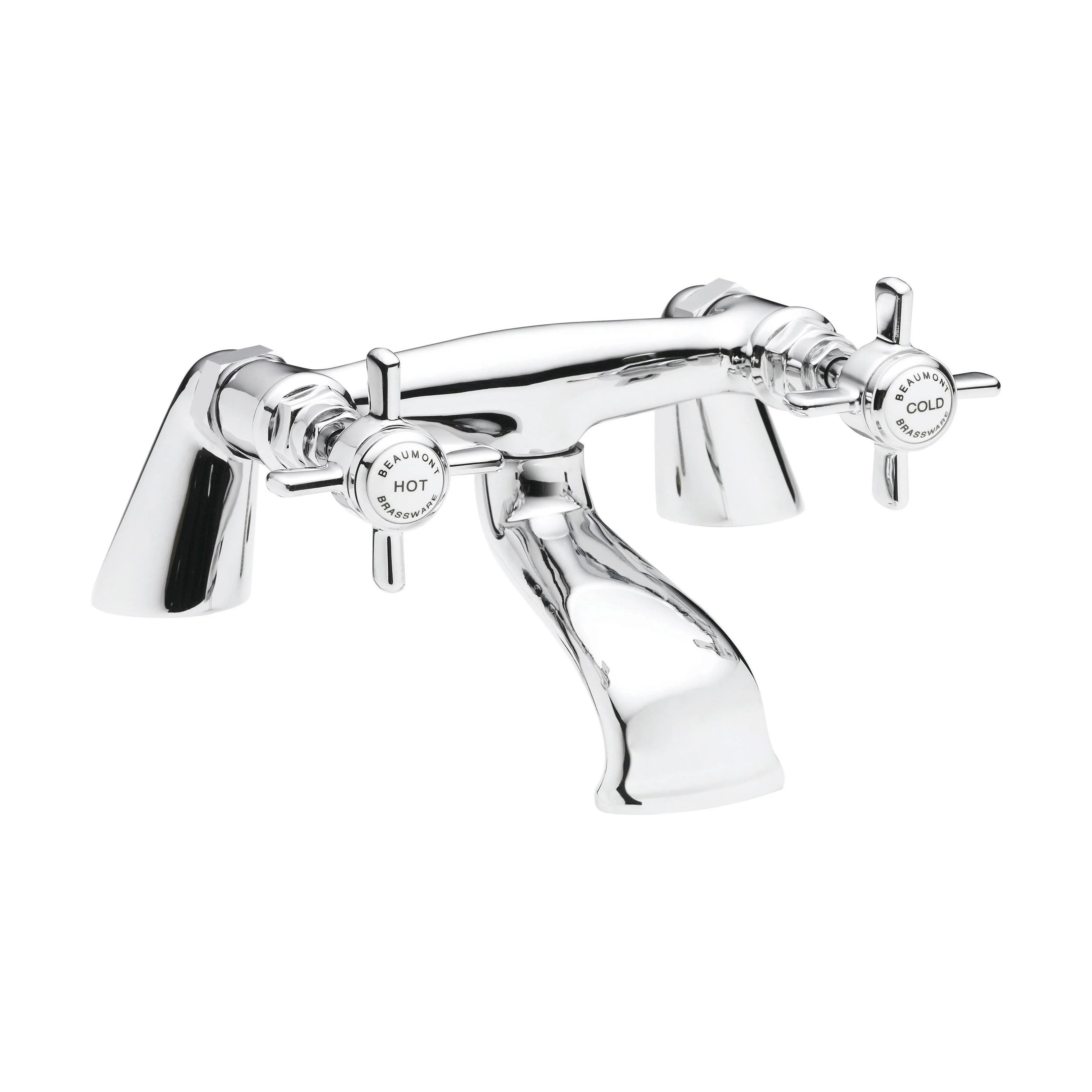 Balterley Hanchurch Bath Filler Tap - Chrome or Brushed Brass - Image 3