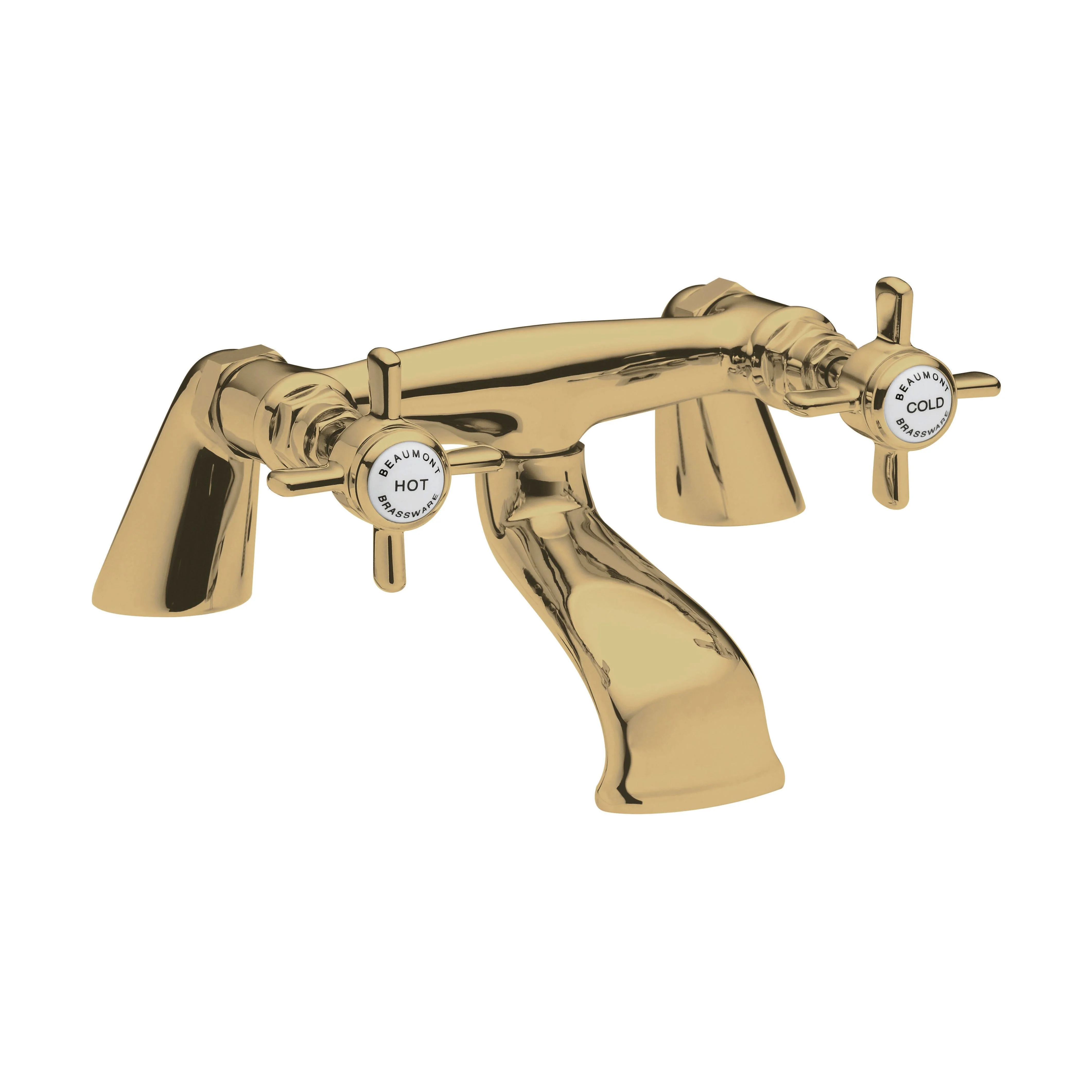 Balterley Hanchurch Bath Filler Tap - Chrome or Brushed Brass - Image 4