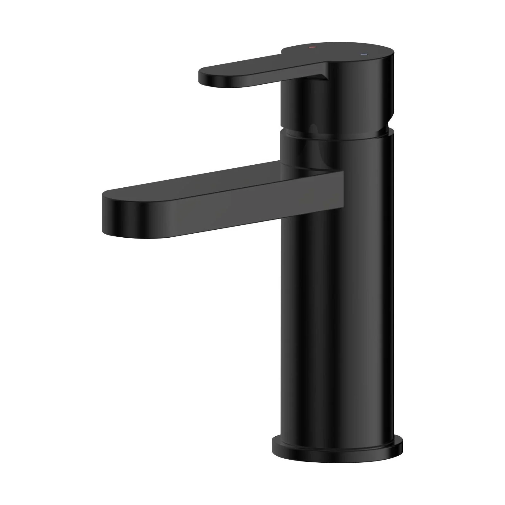 Consall Round Mono Basin Mixer Tap with Push Button Waste - Choice of Finish - Image 23