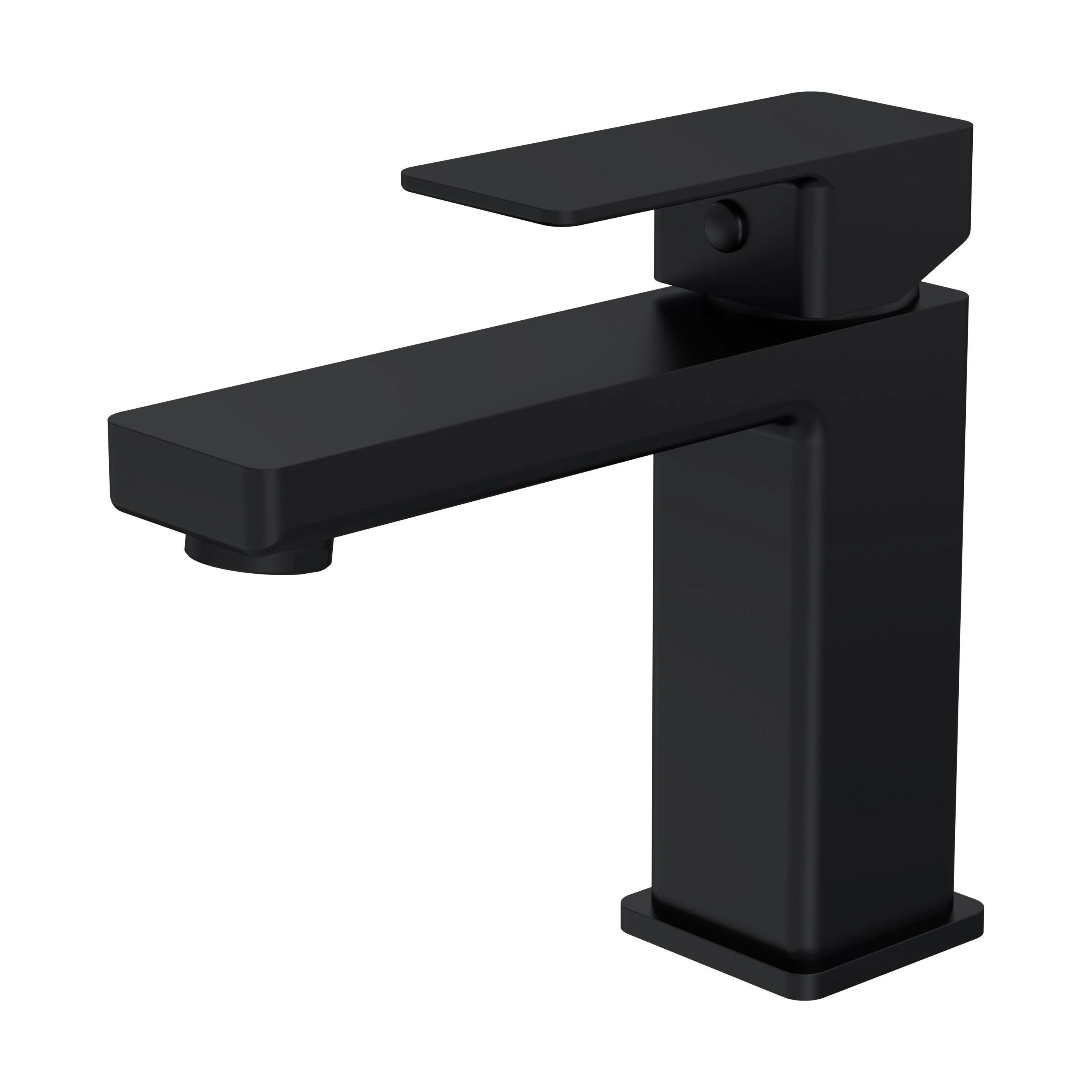 Milldale Contemporary Square Mono Basin Mixer Bathroom Sink Tap with Push Button Waste - Image 8
