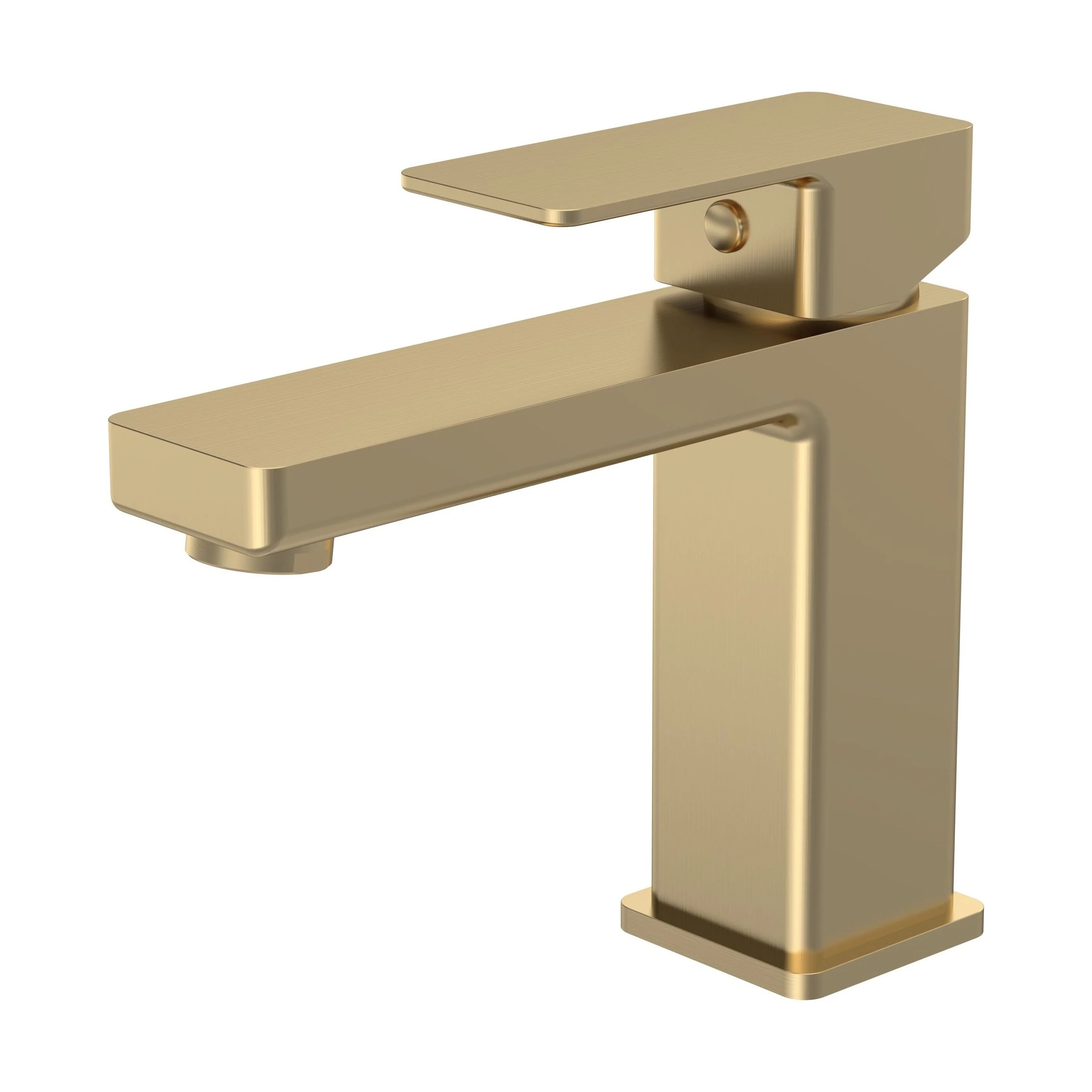 Milldale Contemporary Square Mono Basin Mixer Bathroom Sink Tap with Push Button Waste - Image 9