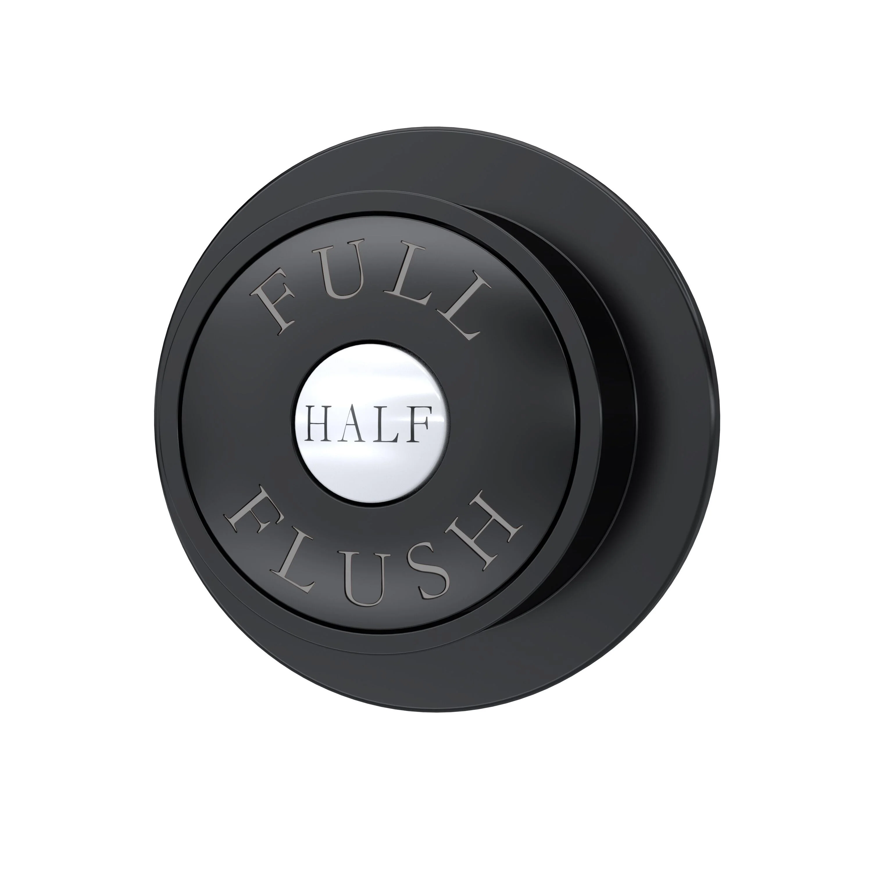 Traditional Dual Flush Push Button, Choice of Colour - Image 3