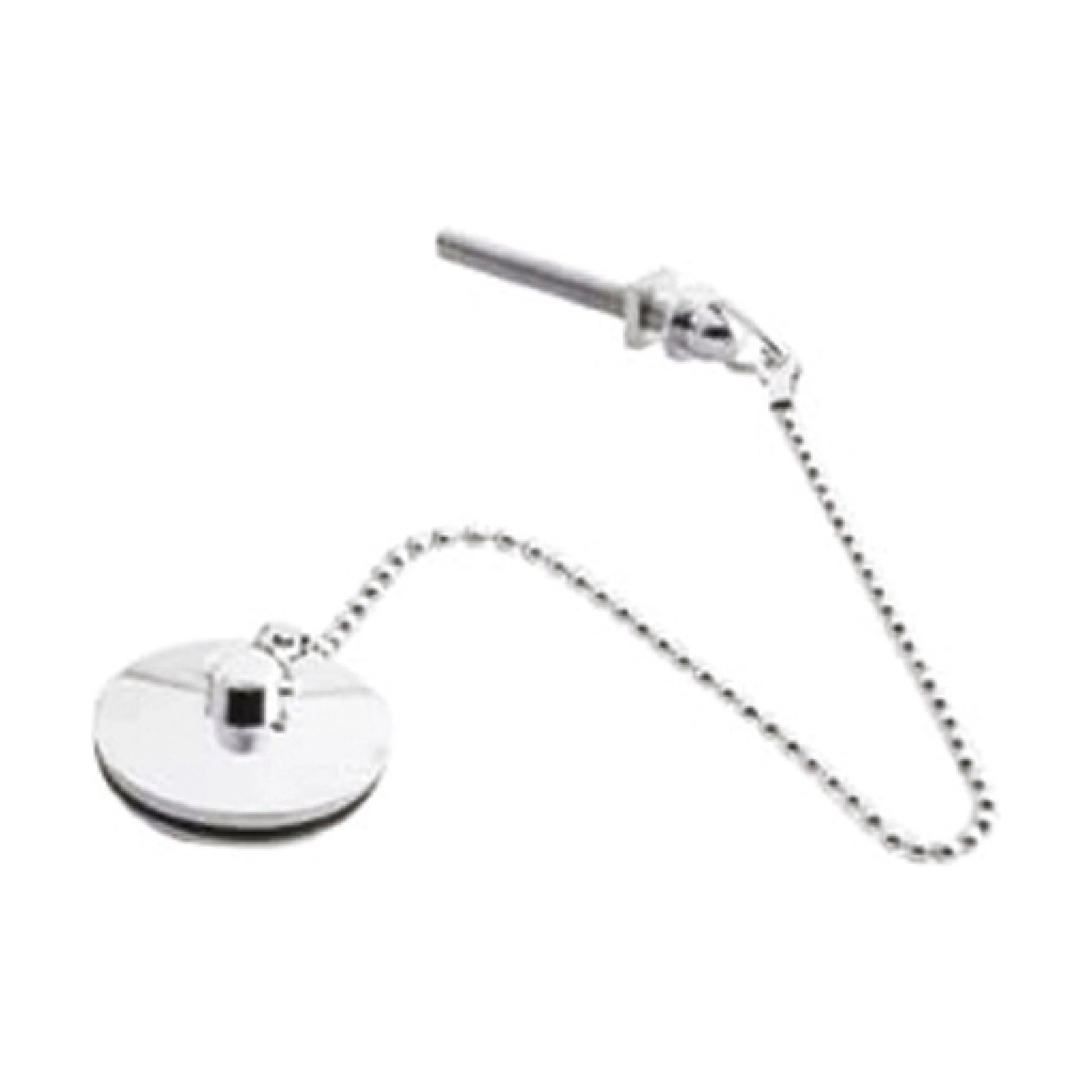 Balterley Basin Plug and Chain, Universal Fit for Standard Basins - Polished Chrome
