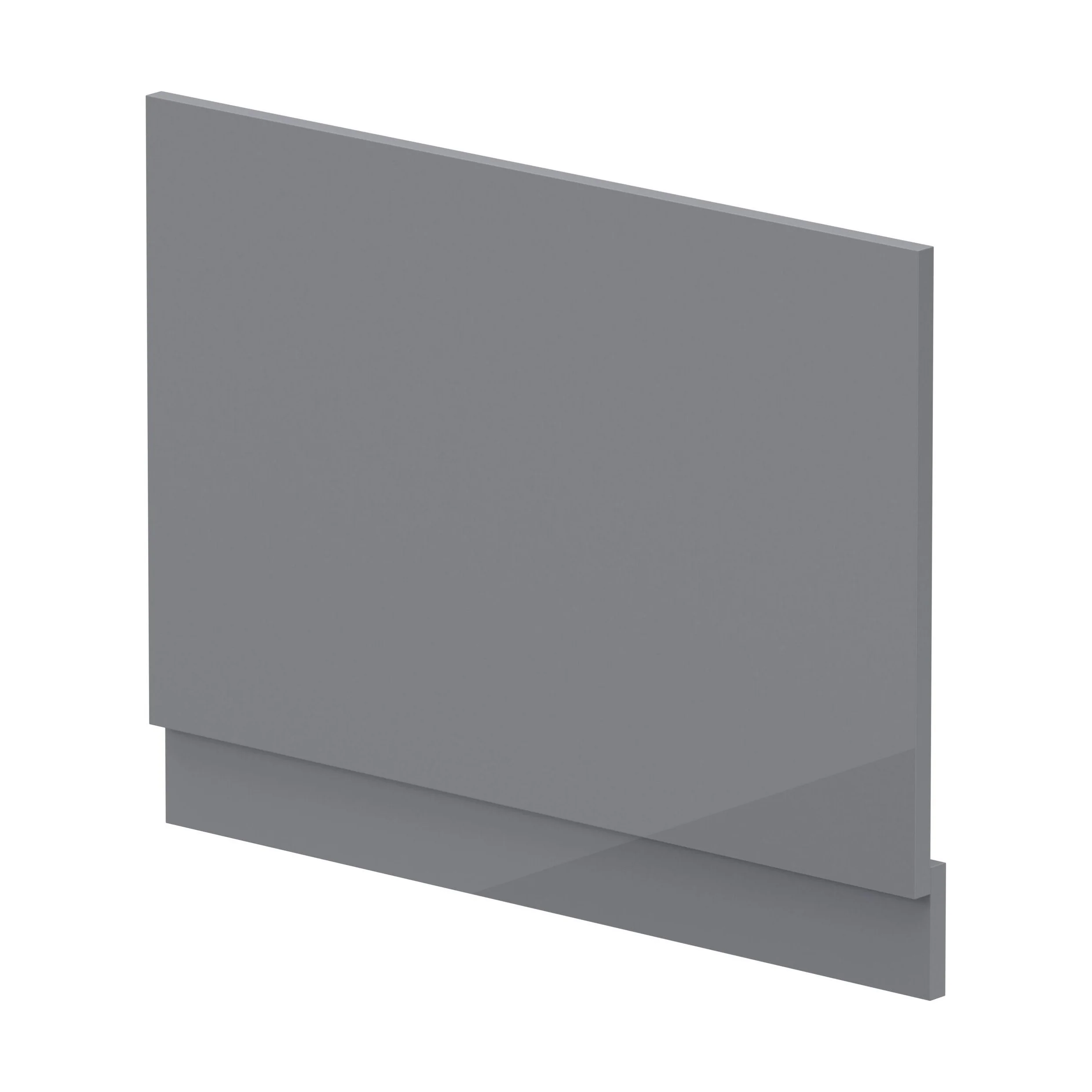 750mm Bath MDF End Panel & Plinth - Gloss Cloud Grey - Image 2