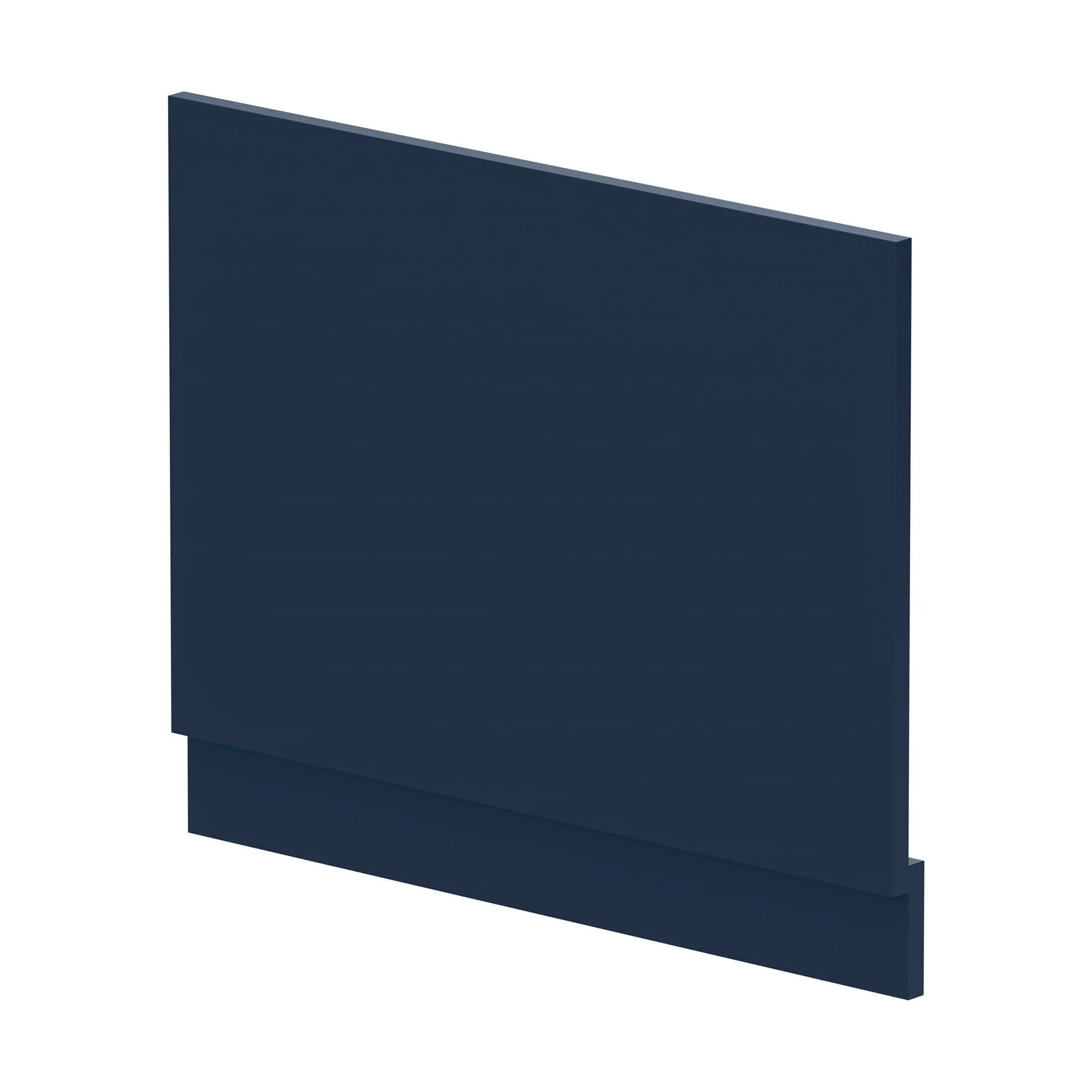 700mm Straight Bath MFC End Panel & Plinth - Matt Electric Blue - Image 2