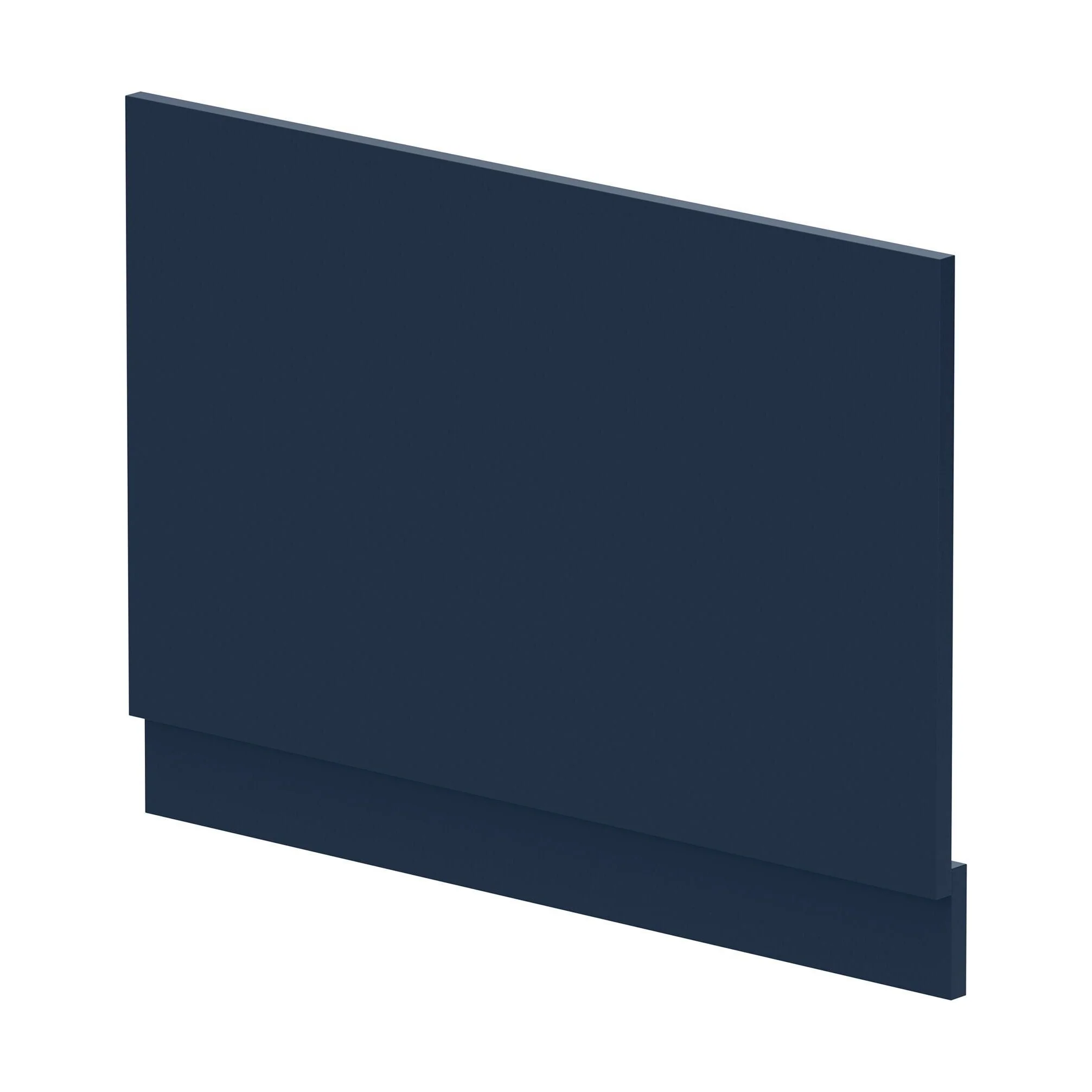 800mm Straight Bath MFC End Panel & Plinth - Matt Electric Blue