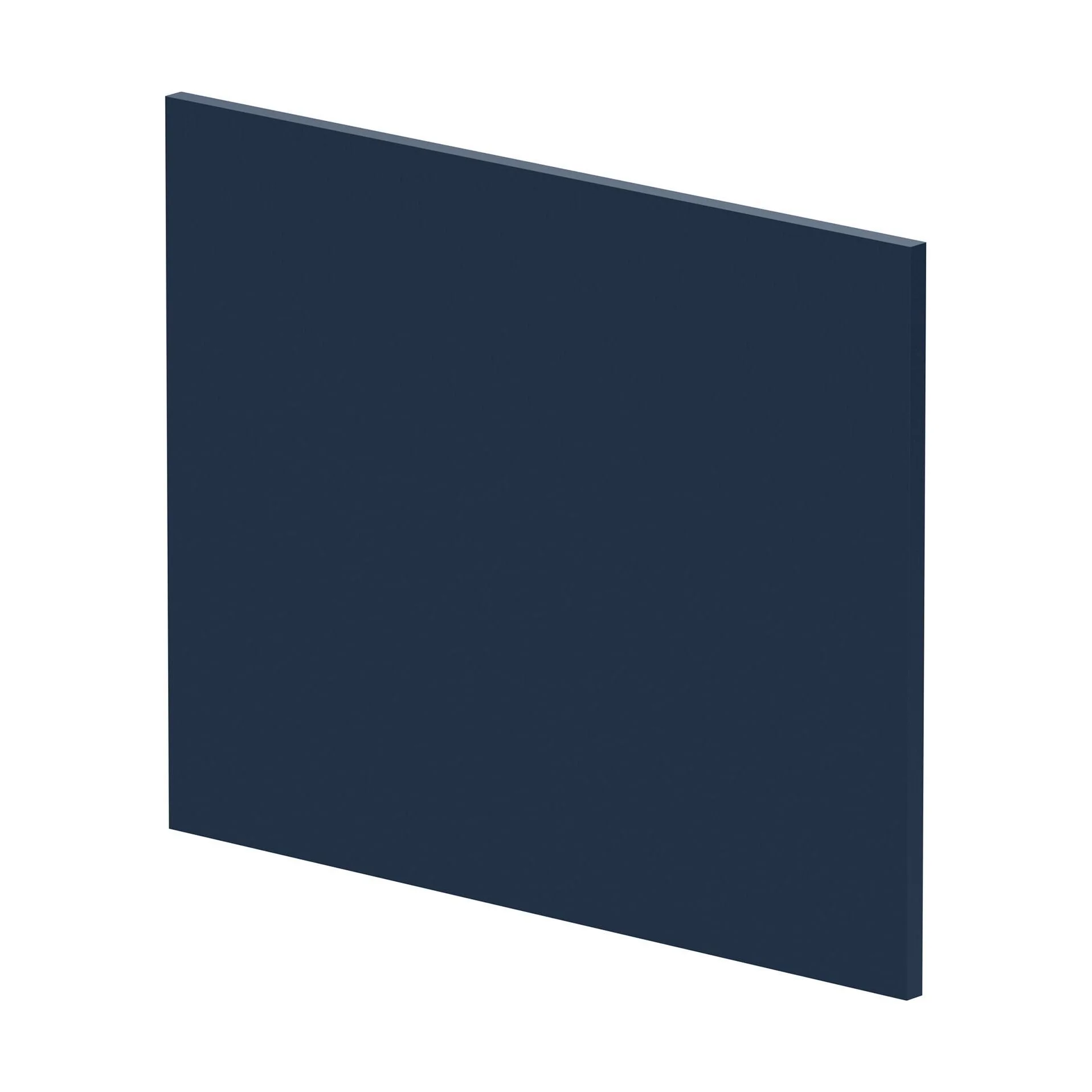 700mm Square MFC Reversible Shower Bath End Panel - Matt Electric Blue