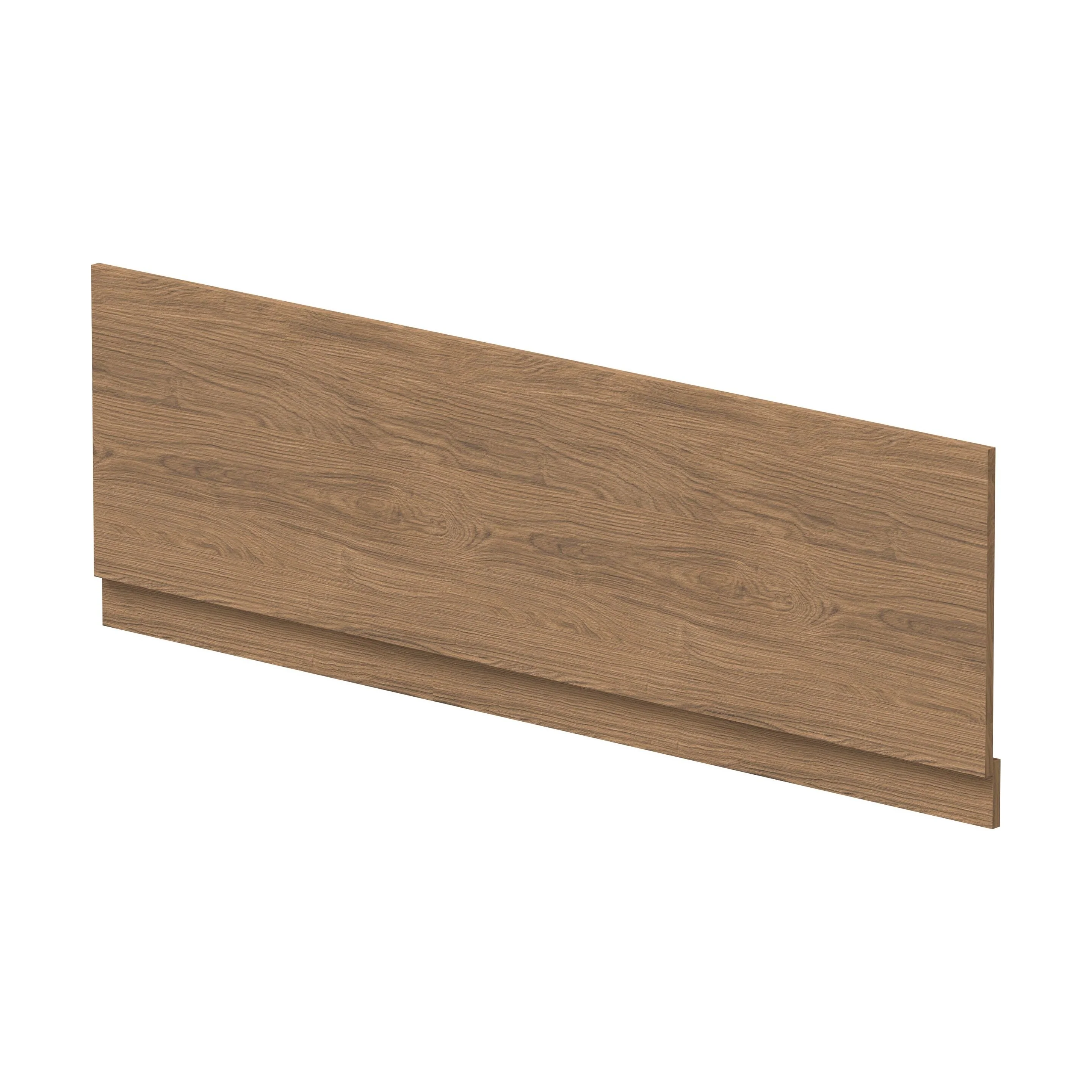 1700mm Straight Bath Front Panel and Plinth - Antique Oak
