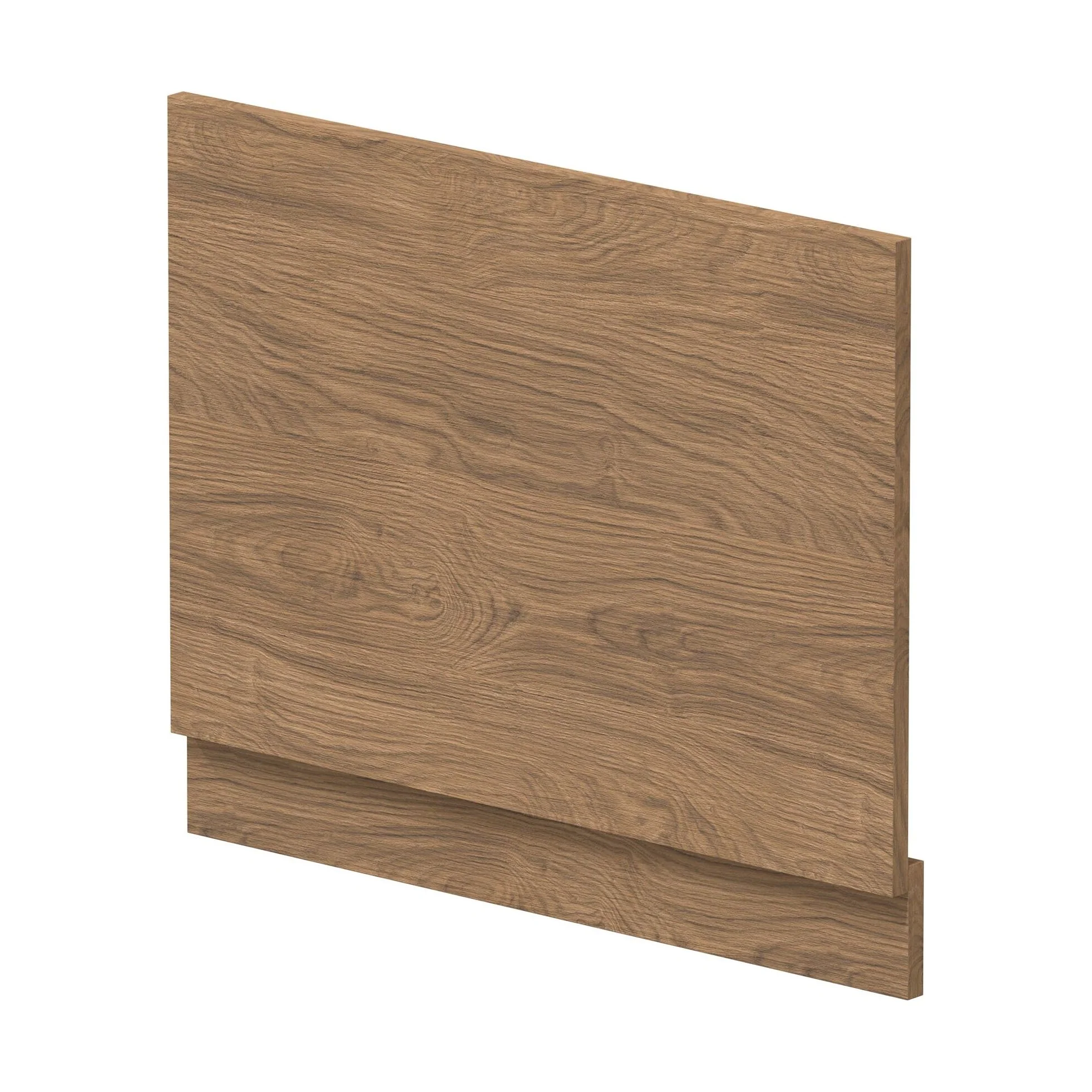 700mm Straight Bath End Panel and Plinth - Antique Oak