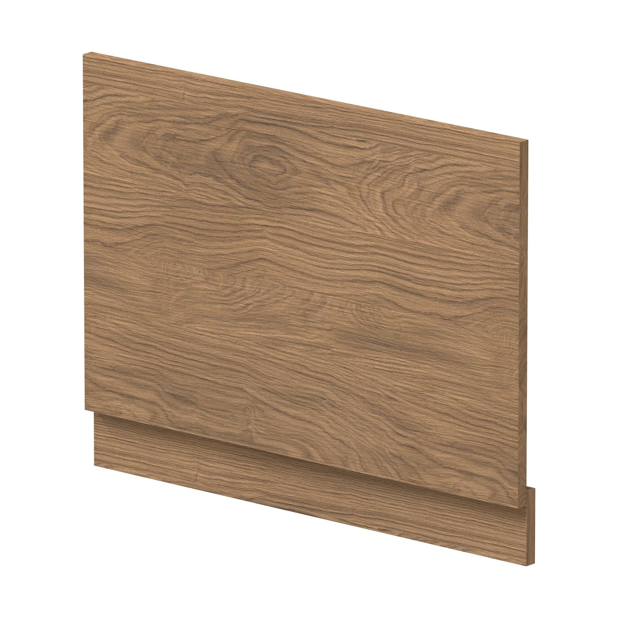750mm Straight Bath End Panel and Plinth - Antique Oak