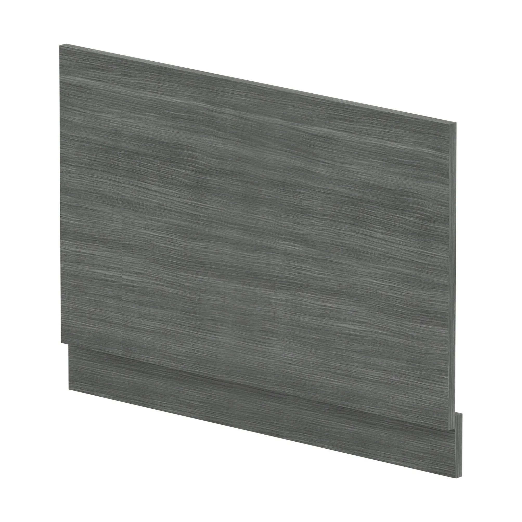 800mm Bath MFC End Panel & Plinth - Woodgrain Anthracite