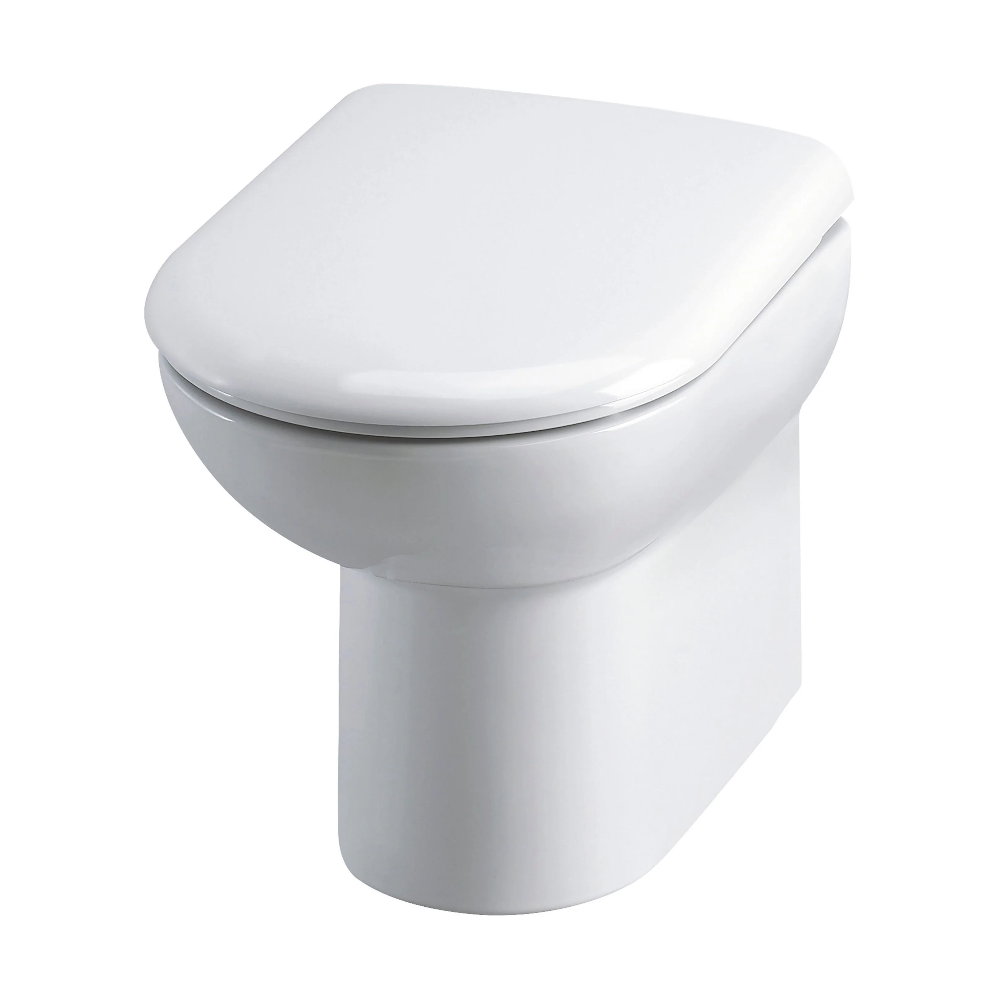 D-Shape Back To Wall Toilet Pan   - 400mm x 375mm x 535mm - Image 5