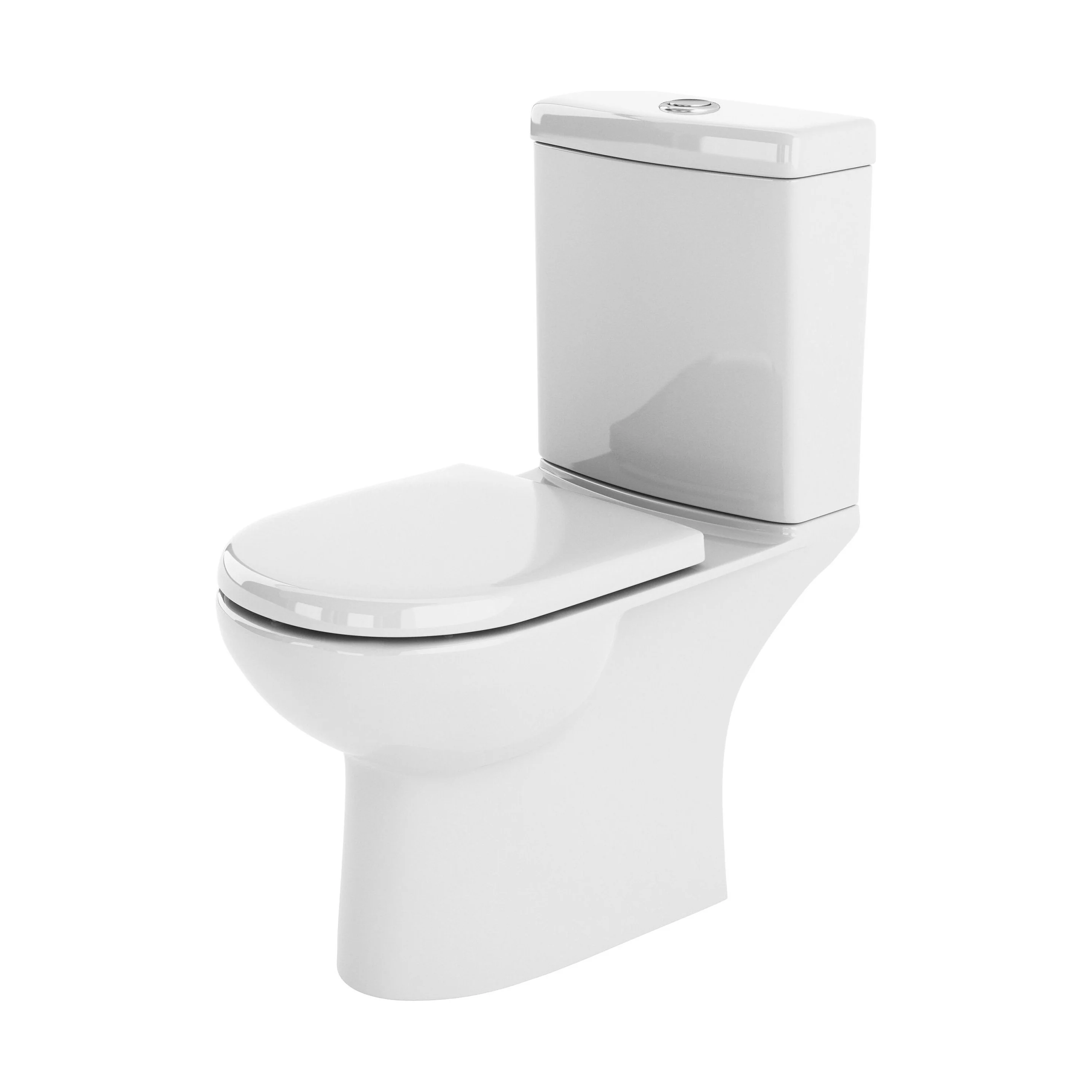 Compact Toilet Pan & Cistern  - 805mm x 360mm x 625mm