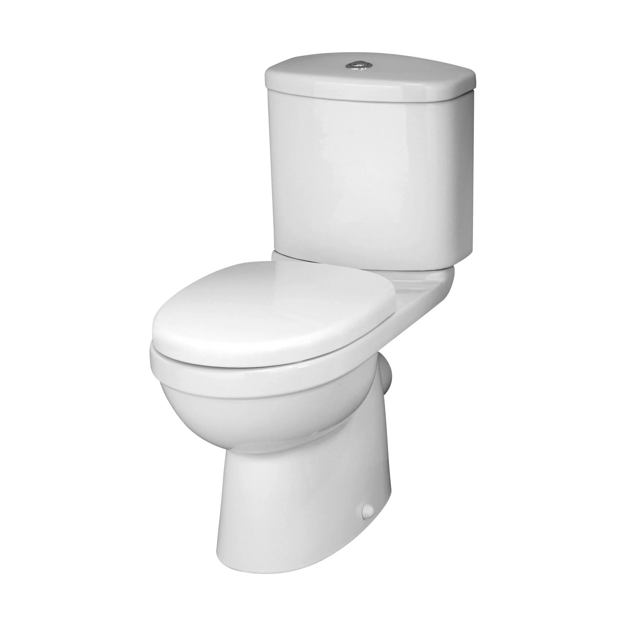 Balterley Vito Pan Cistern and Soft Close Seat 780mm x 375mm x 640mm - White