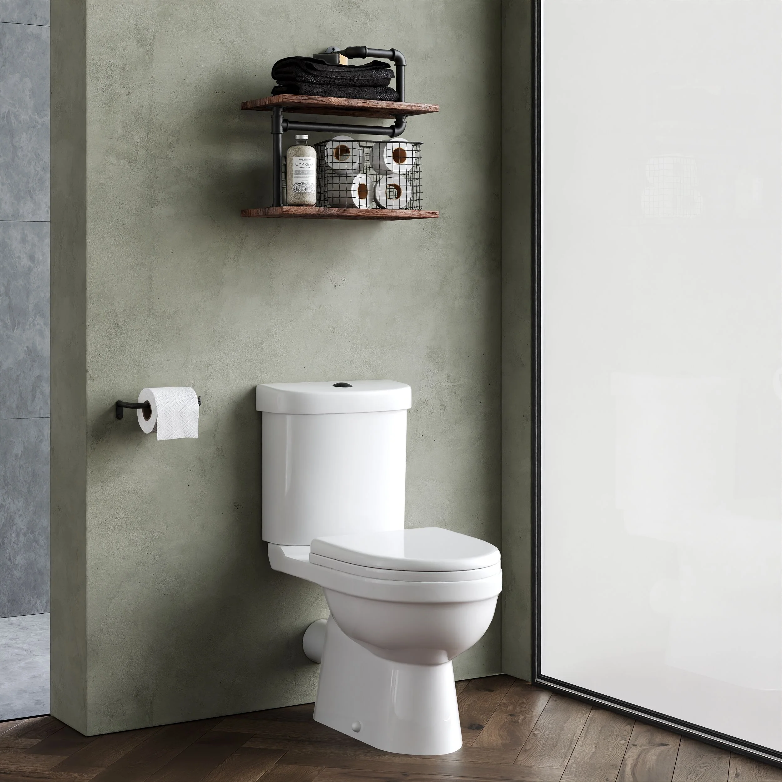 Balterley Vito Pan Cistern and Soft Close Seat 780mm x 375mm x 640mm - White - Image 4