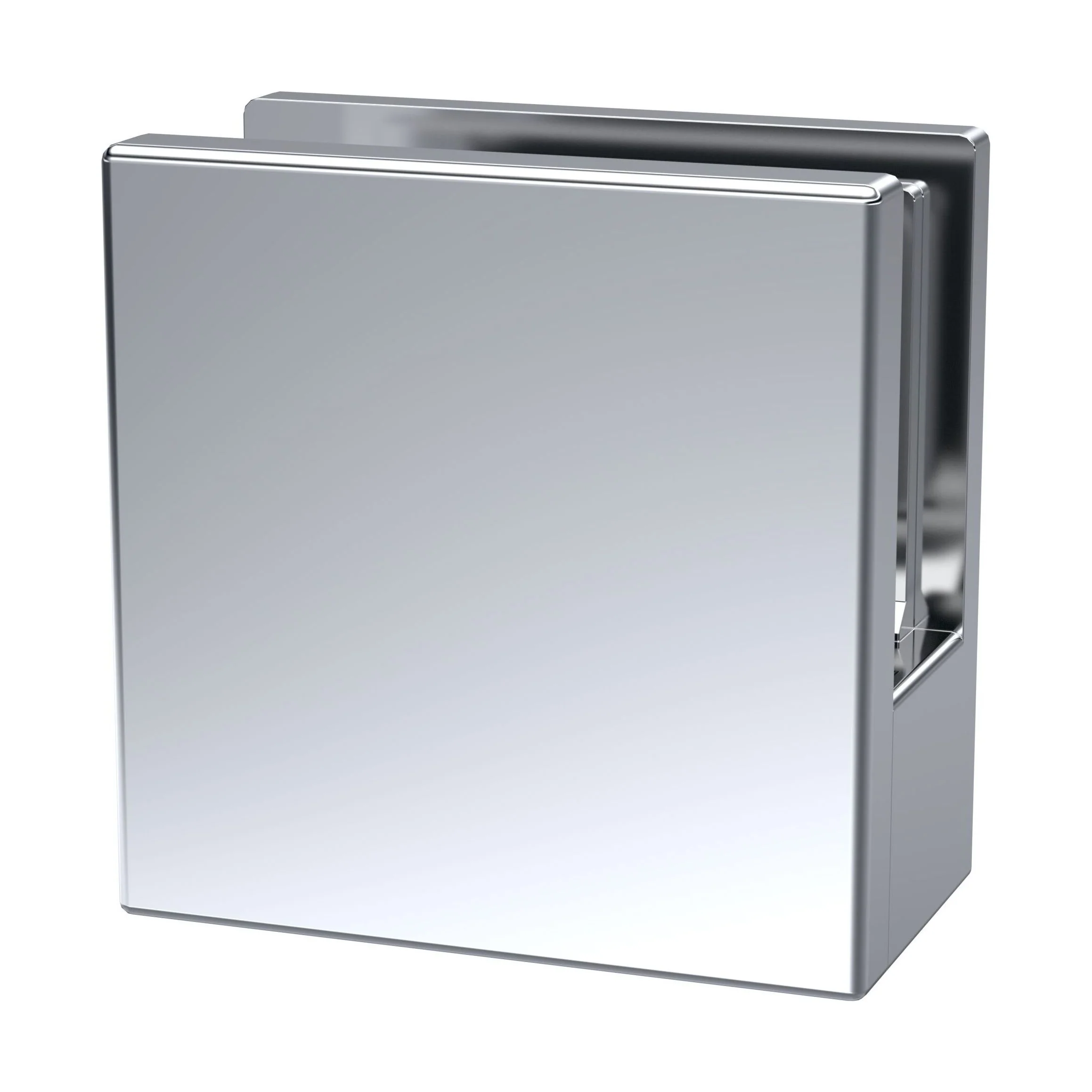 Balterley Wetroom Accessories Screen Support Foot & Wall Bracket - Chrome