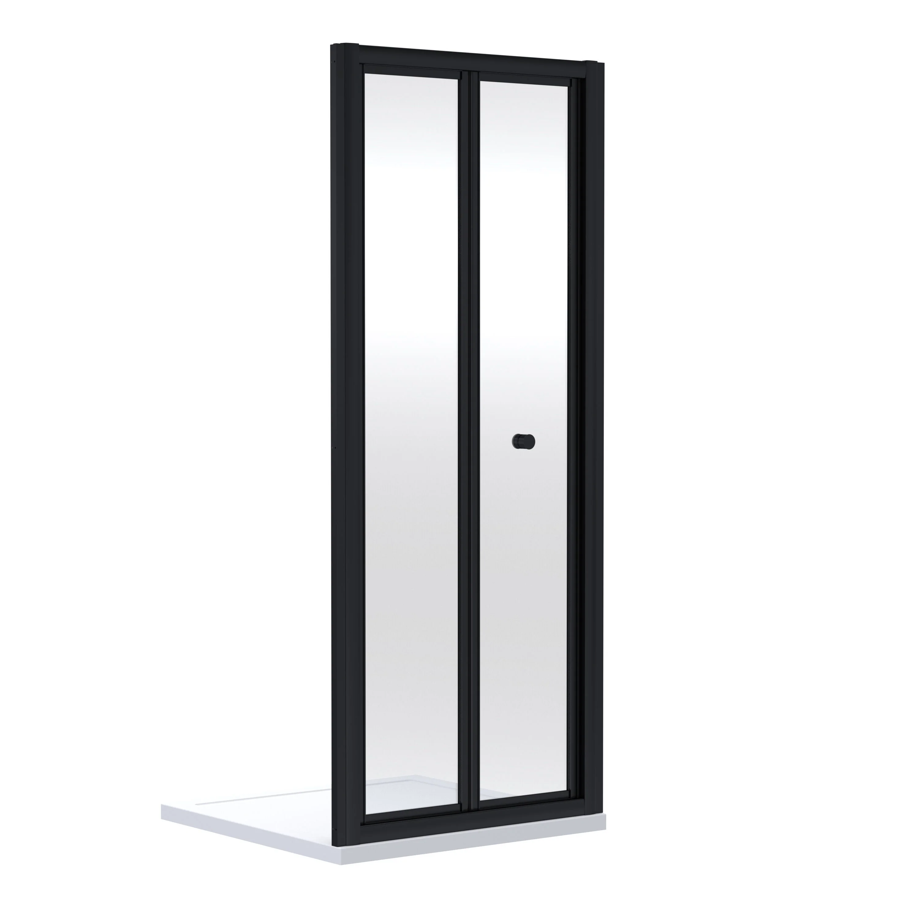 Almington 4mm Toughened Safety Glass Bi-Fold Shower Door, H: 1900mm, Choice of Size and Colour - Image 17