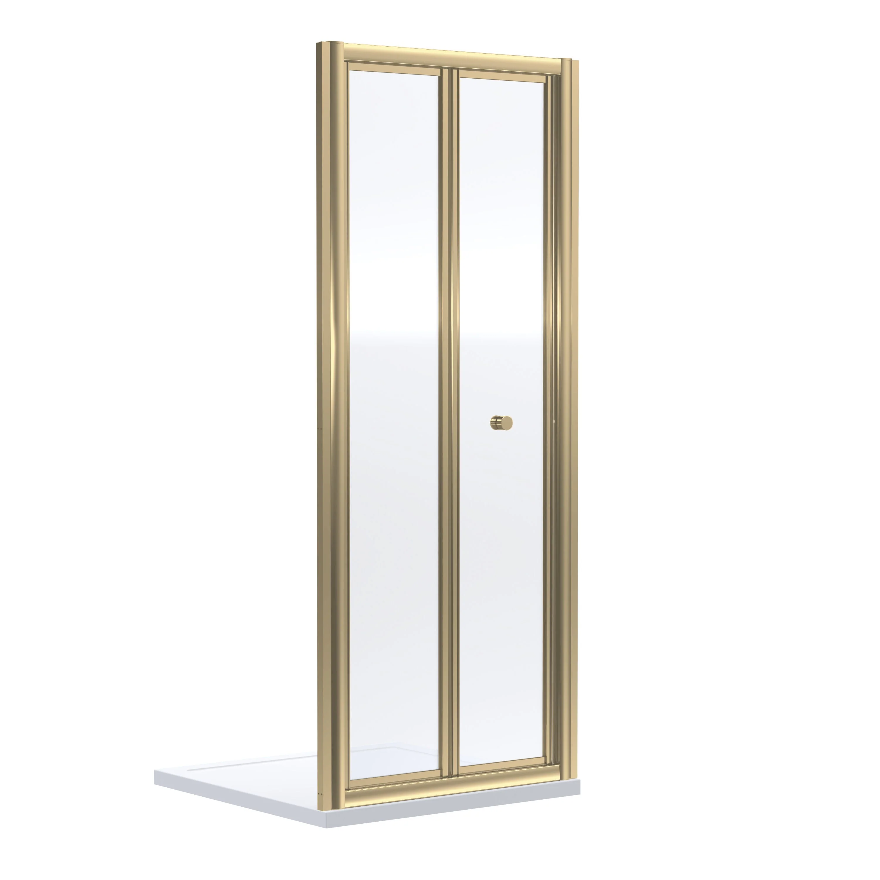 Almington 4mm Toughened Safety Glass Bi-Fold Shower Door, H: 1900mm, Choice of Size and Colour - Image 37