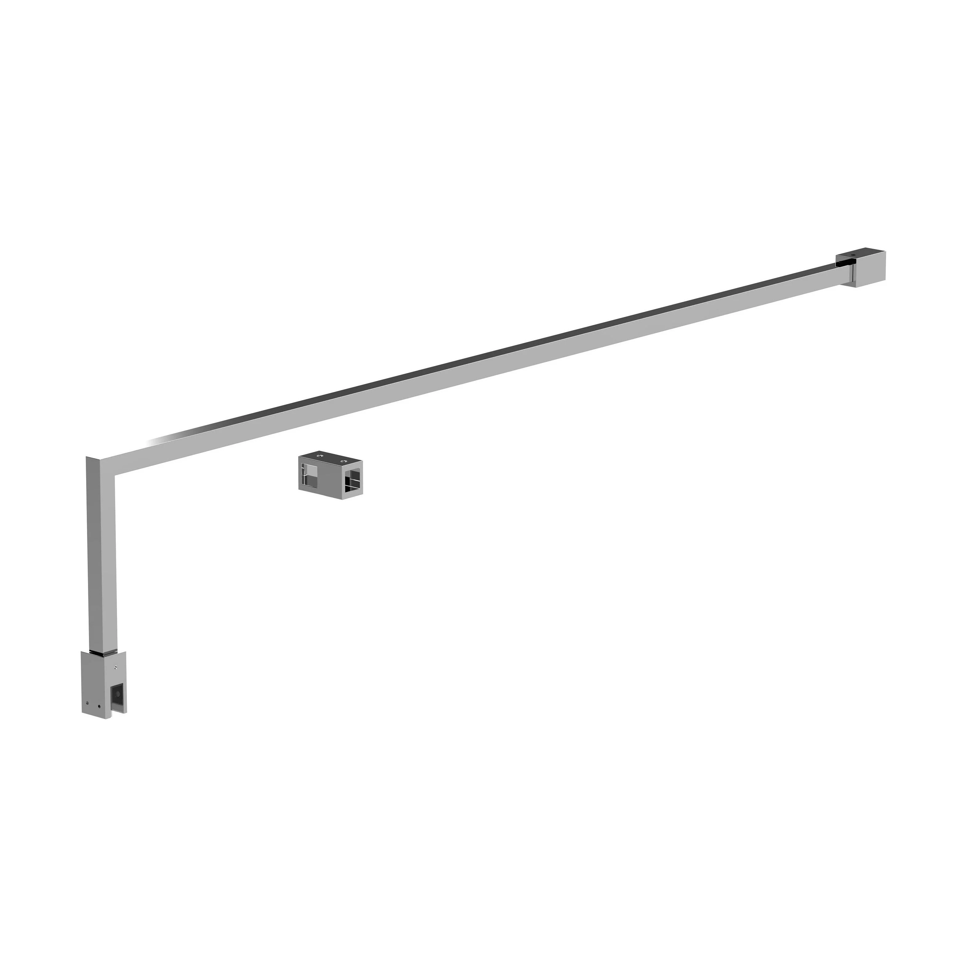 Balterley Wetroom Accessories Screen Support Bar Kit - Chrome
