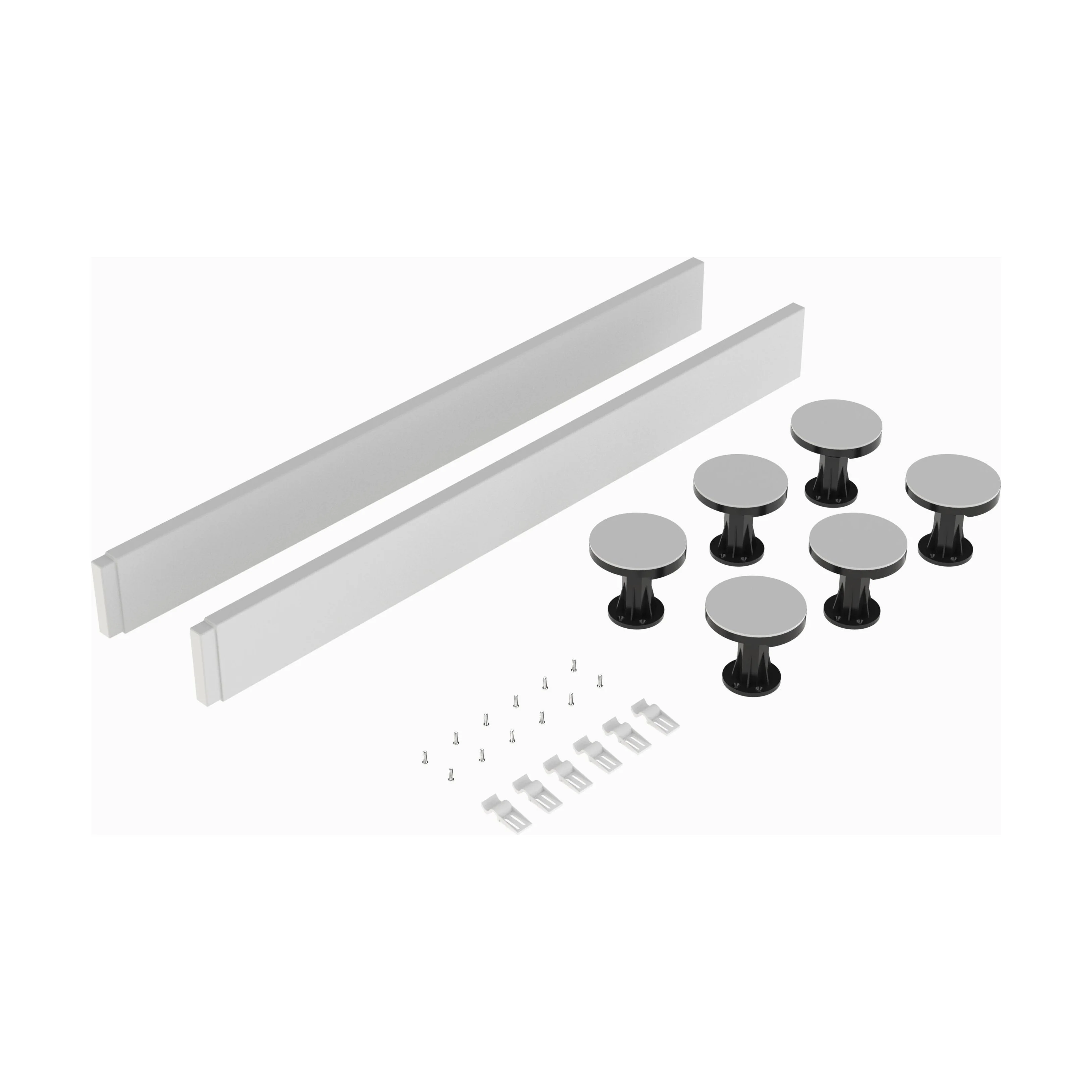 Shower Tray Leg Set - White - For 700mm-900mm Square & Rectangular Resin Trays