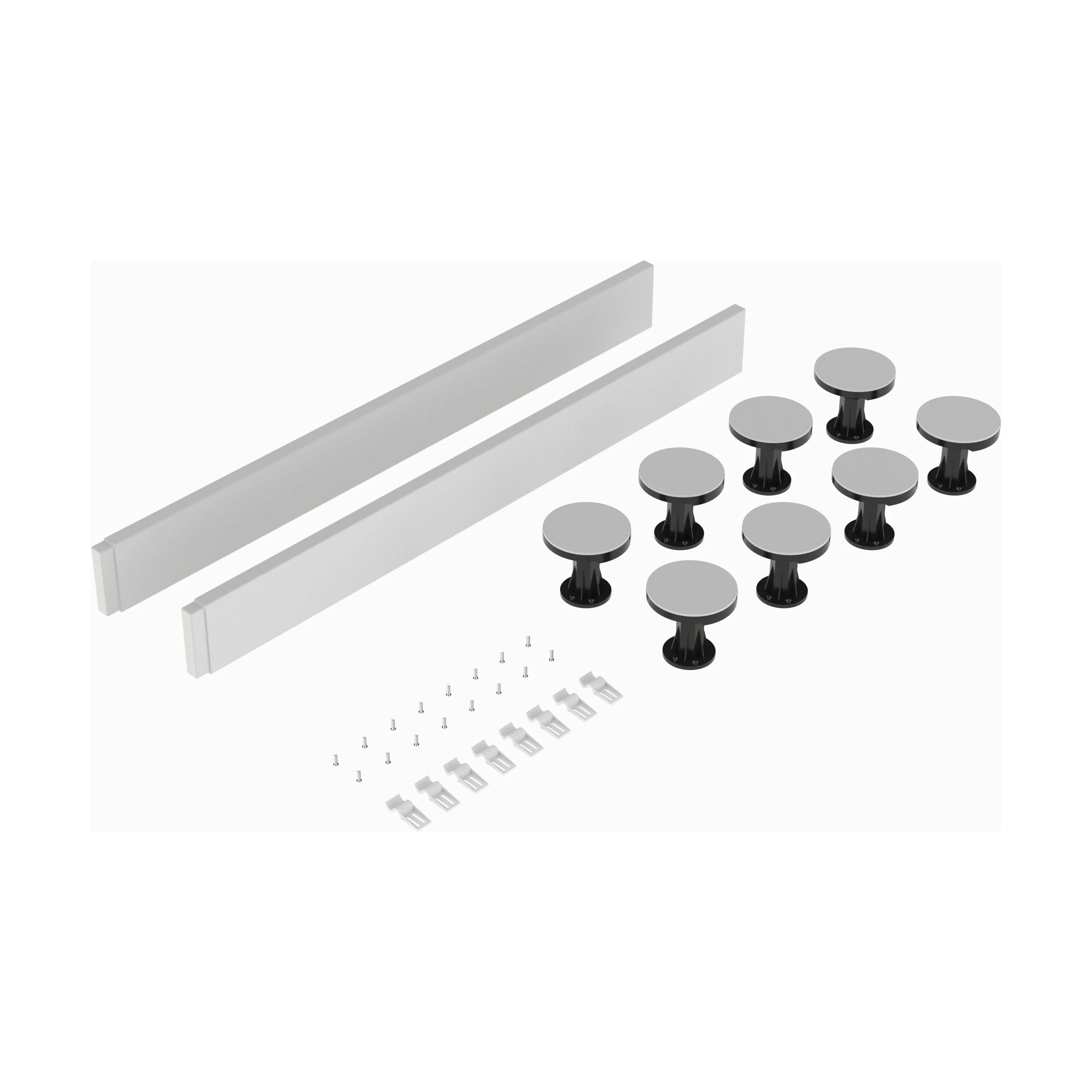 Shower Tray Leg Set - White - For 1000mm Square & Rectangular Resin Trays