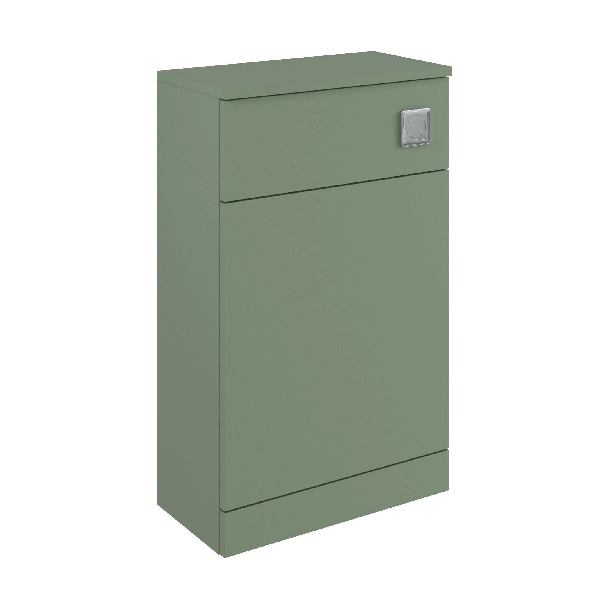 Balterley Square Floor Standing WC Back to Wall Toilet Unit, 500mm, Green